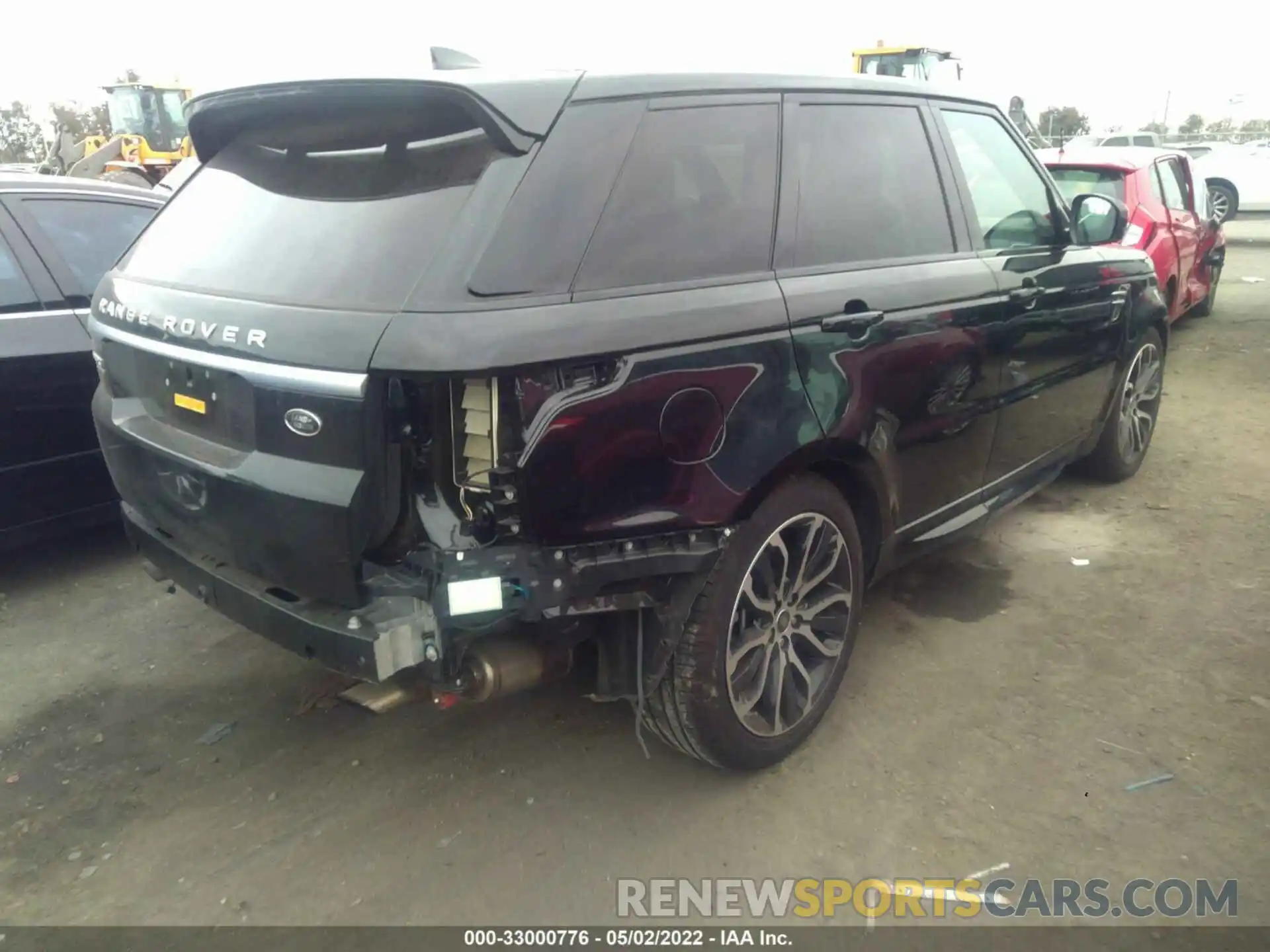 4 Photograph of a damaged car SALWR2RU3KA873846 LAND ROVER RANGE ROVER SPORT 2019