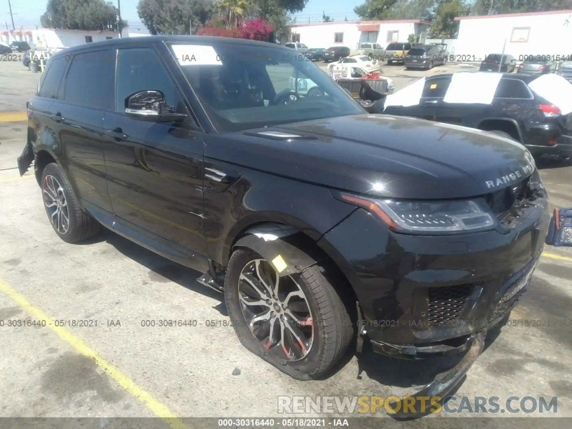 1 Фотография поврежденного автомобиля SALWR2RU7KA864101 LAND ROVER RANGE ROVER SPORT 2019