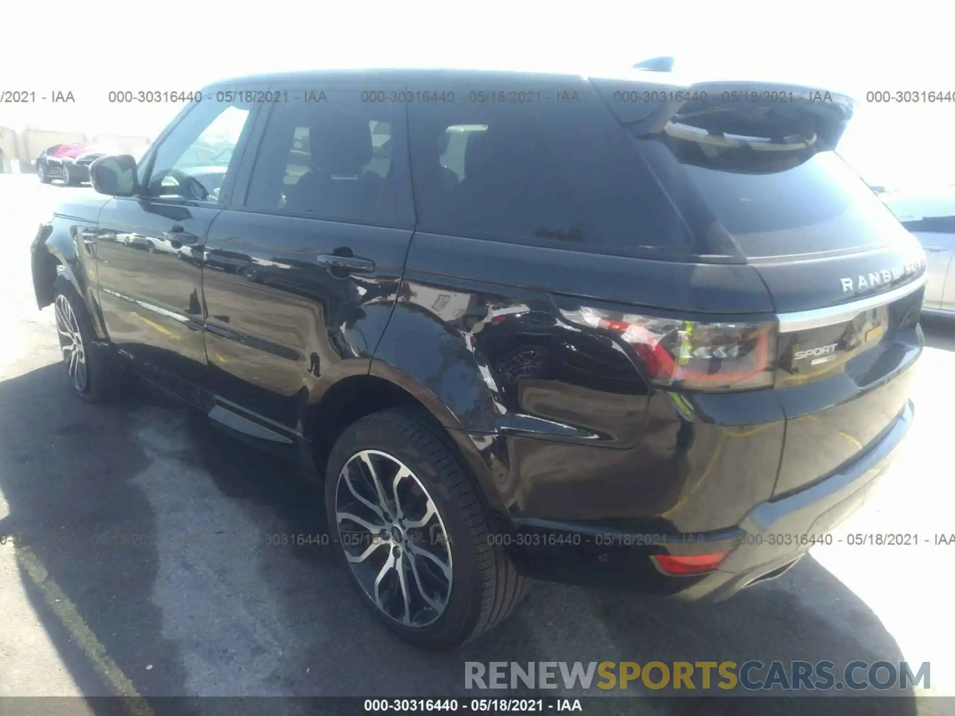 3 Photograph of a damaged car SALWR2RU7KA864101 LAND ROVER RANGE ROVER SPORT 2019