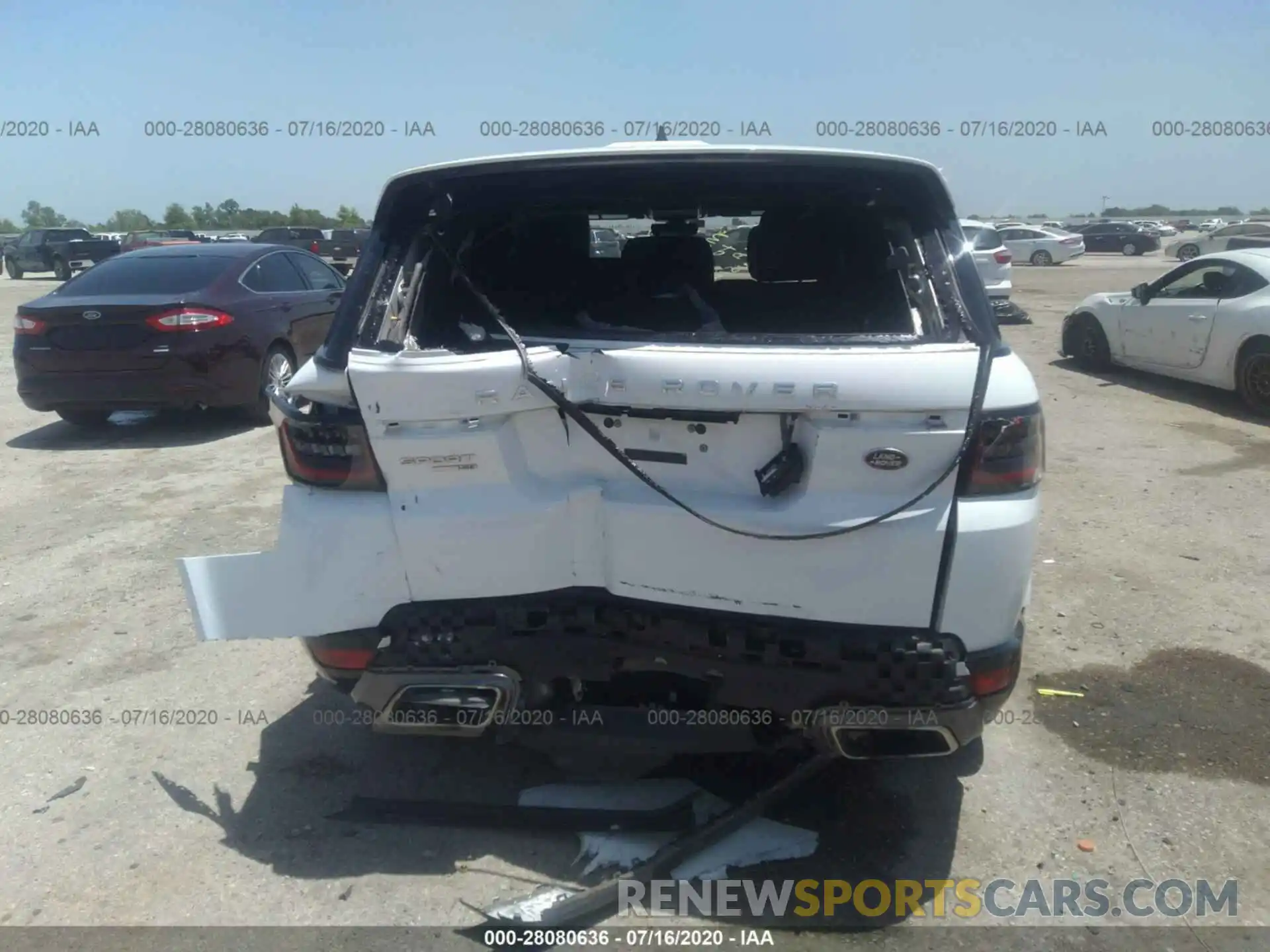 6 Photograph of a damaged car SALWR2RU9KA875097 LAND ROVER RANGE ROVER SPORT 2019