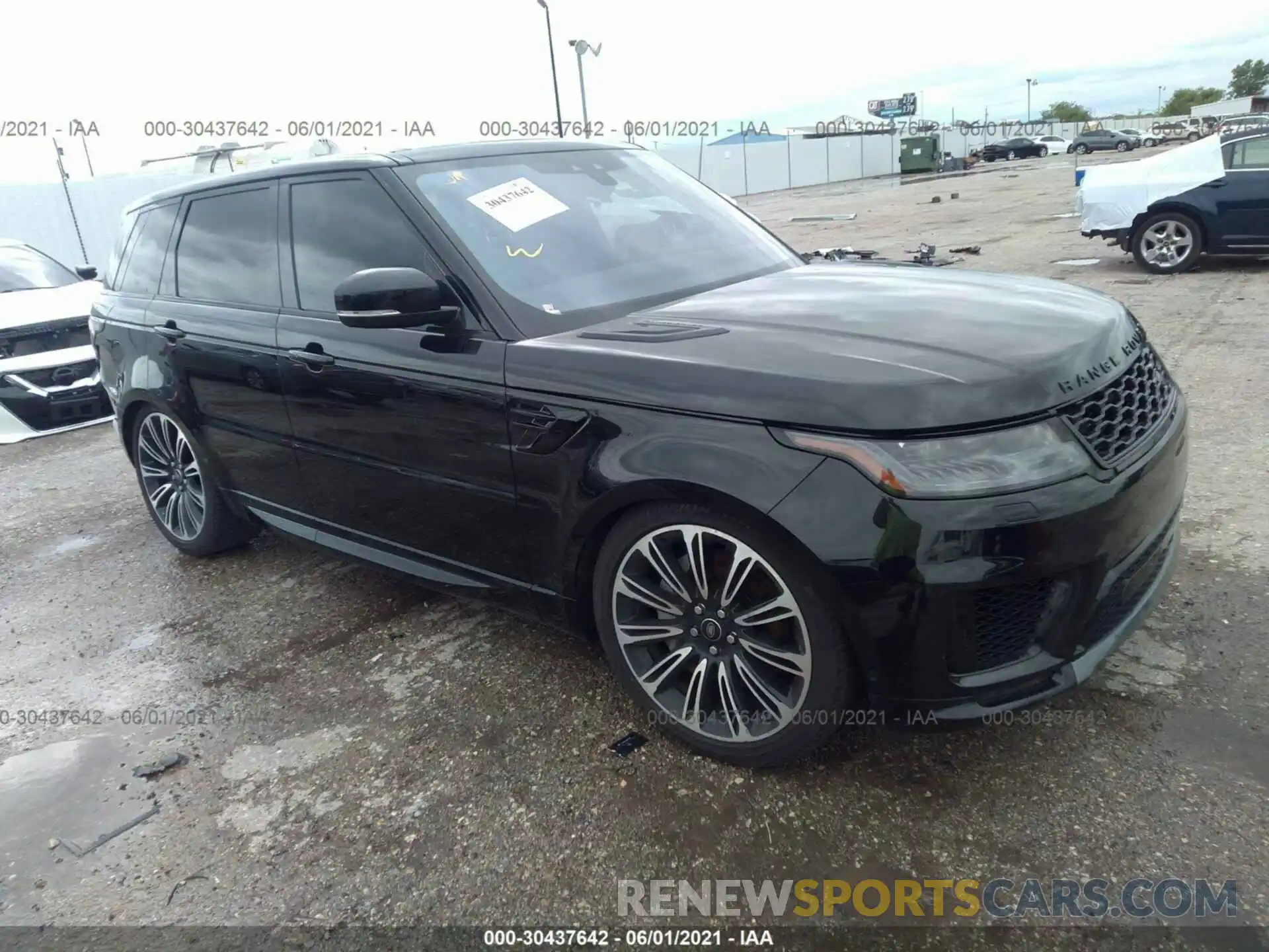 1 Photograph of a damaged car SALWR2RV0KA816013 LAND ROVER RANGE ROVER SPORT 2019