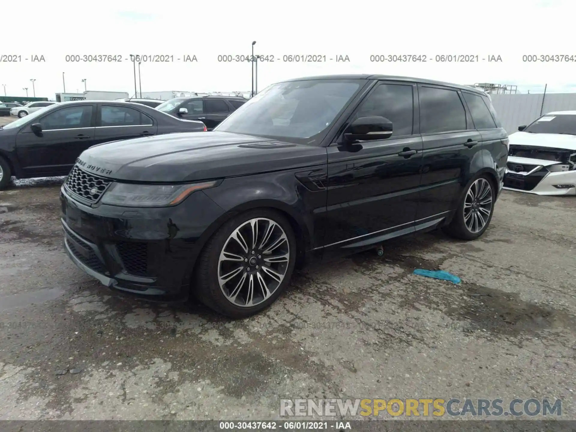 2 Фотография поврежденного автомобиля SALWR2RV0KA816013 LAND ROVER RANGE ROVER SPORT 2019