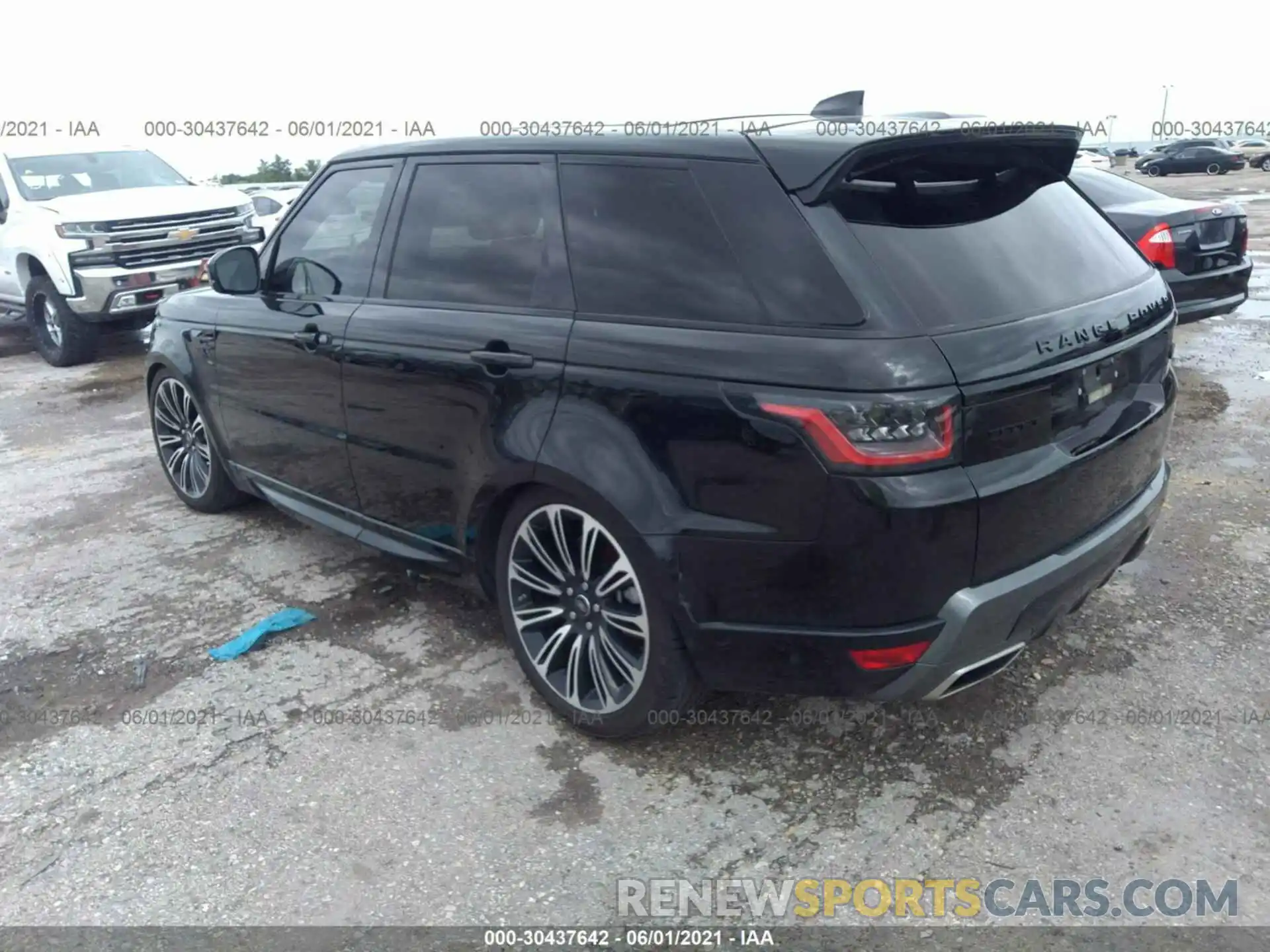 3 Фотография поврежденного автомобиля SALWR2RV0KA816013 LAND ROVER RANGE ROVER SPORT 2019