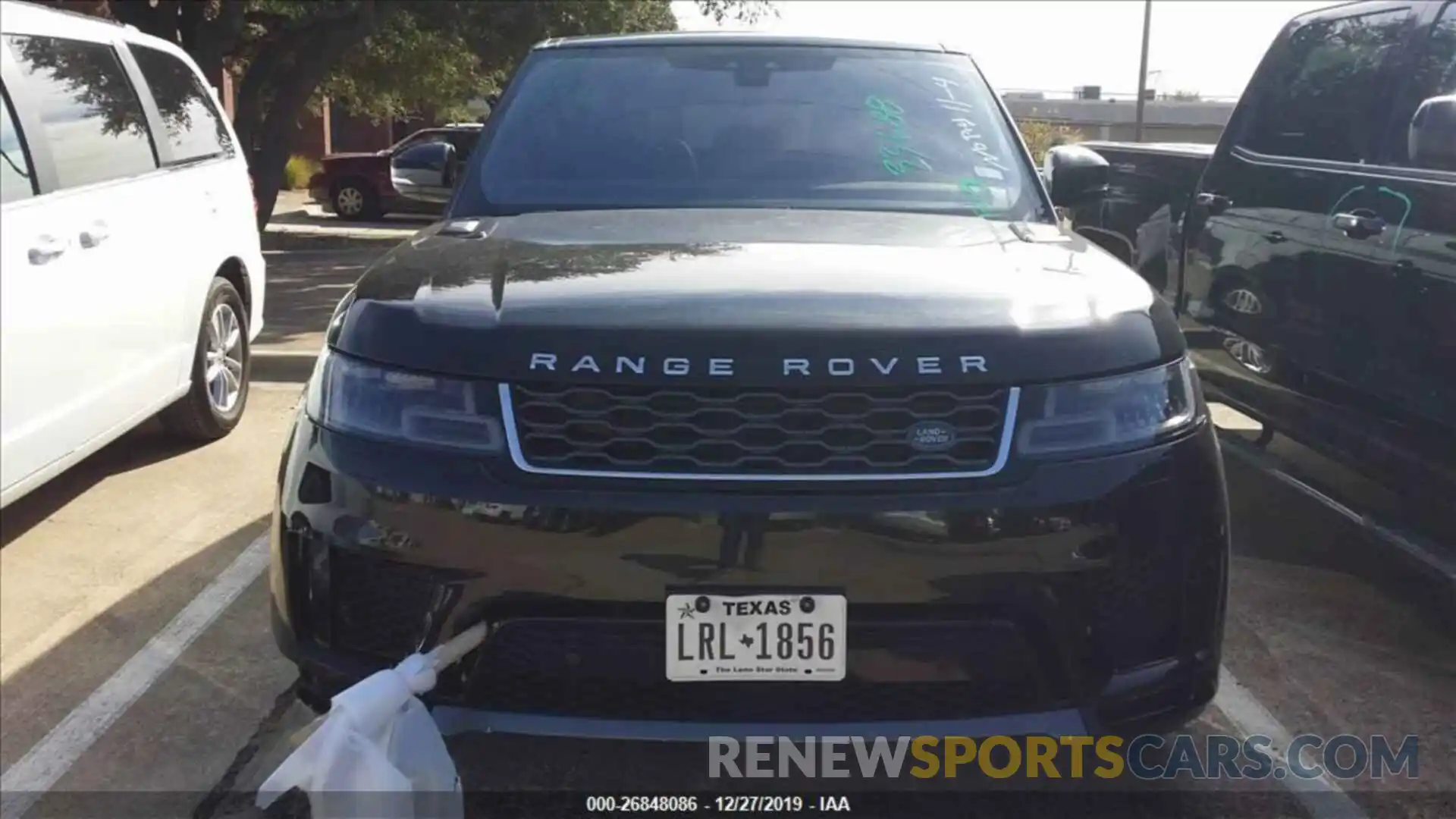 1 Photograph of a damaged car SALWR2RV0KA837380 LAND ROVER RANGE ROVER SPORT 2019