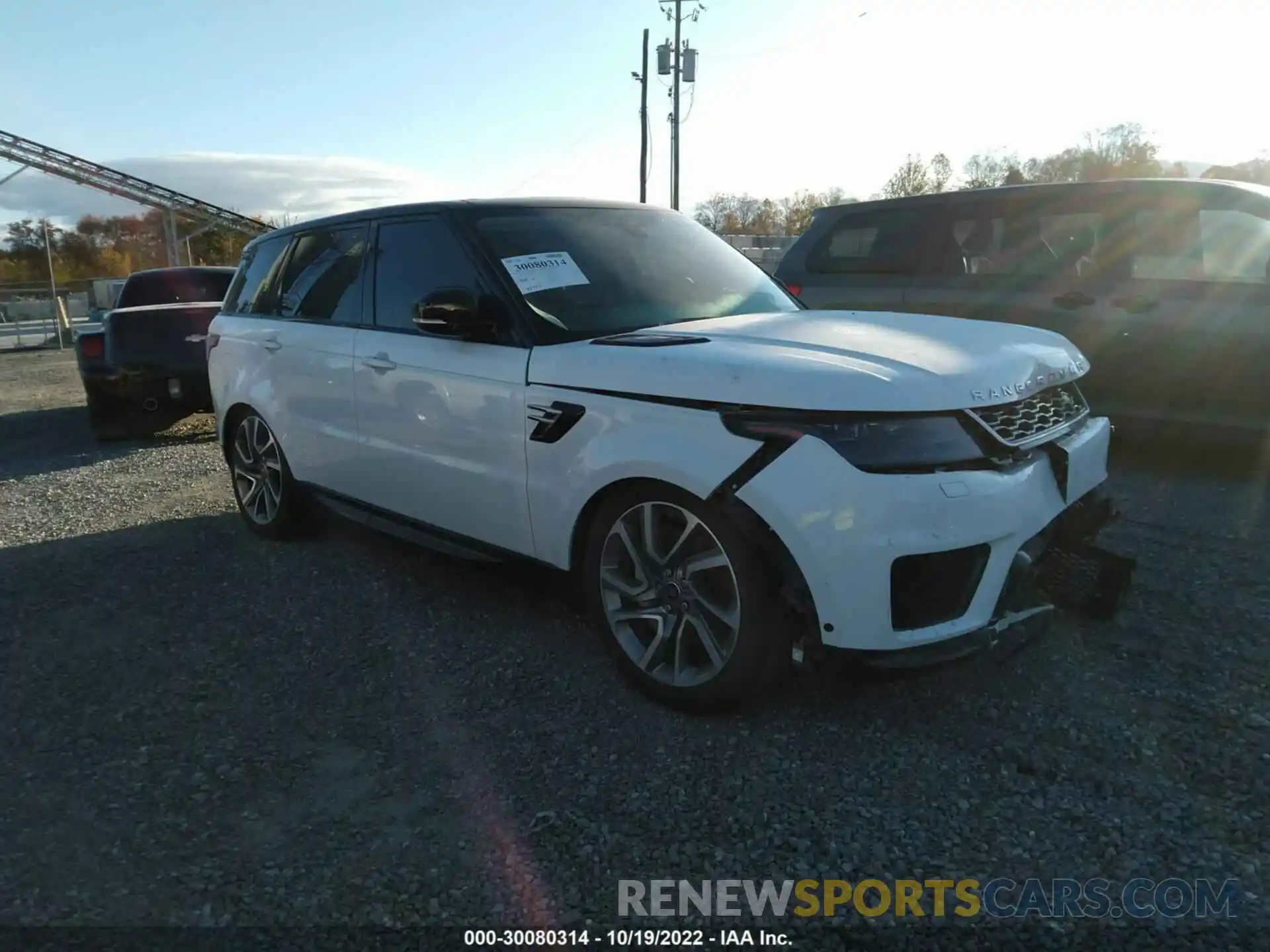 1 Photograph of a damaged car SALWR2RV1KA815470 LAND ROVER RANGE ROVER SPORT 2019