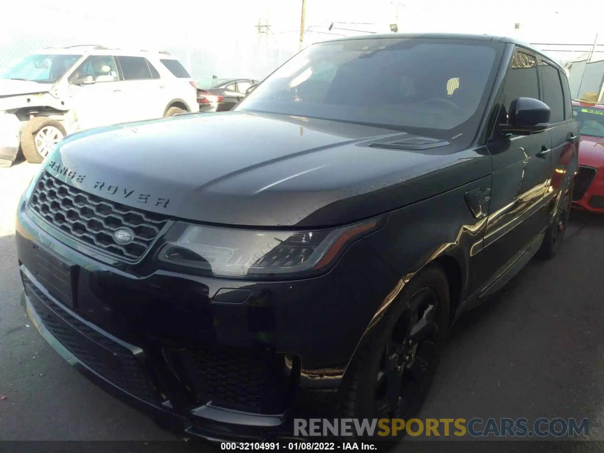 2 Фотография поврежденного автомобиля SALWR2RV1KA849425 LAND ROVER RANGE ROVER SPORT 2019