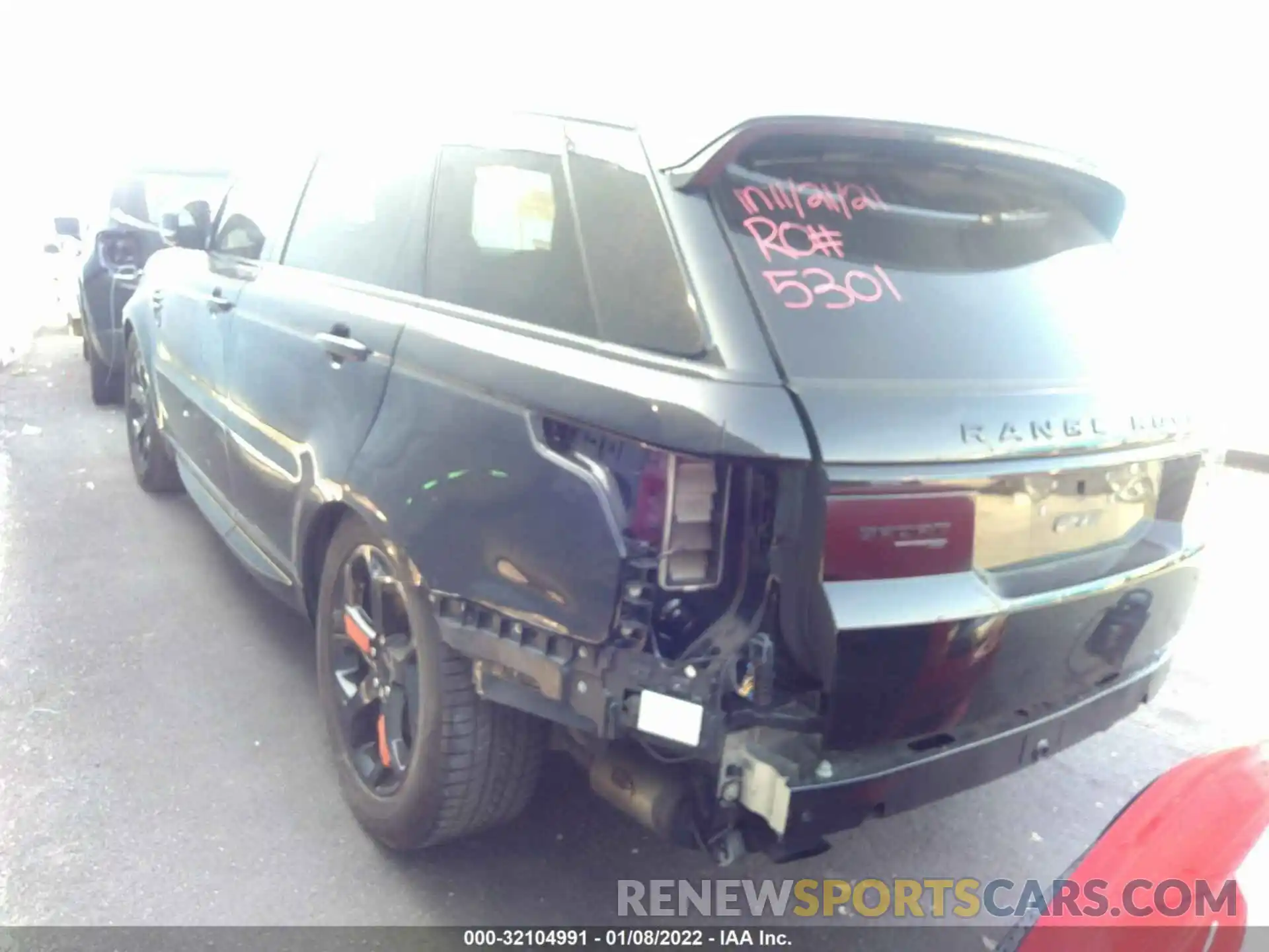 3 Photograph of a damaged car SALWR2RV1KA849425 LAND ROVER RANGE ROVER SPORT 2019