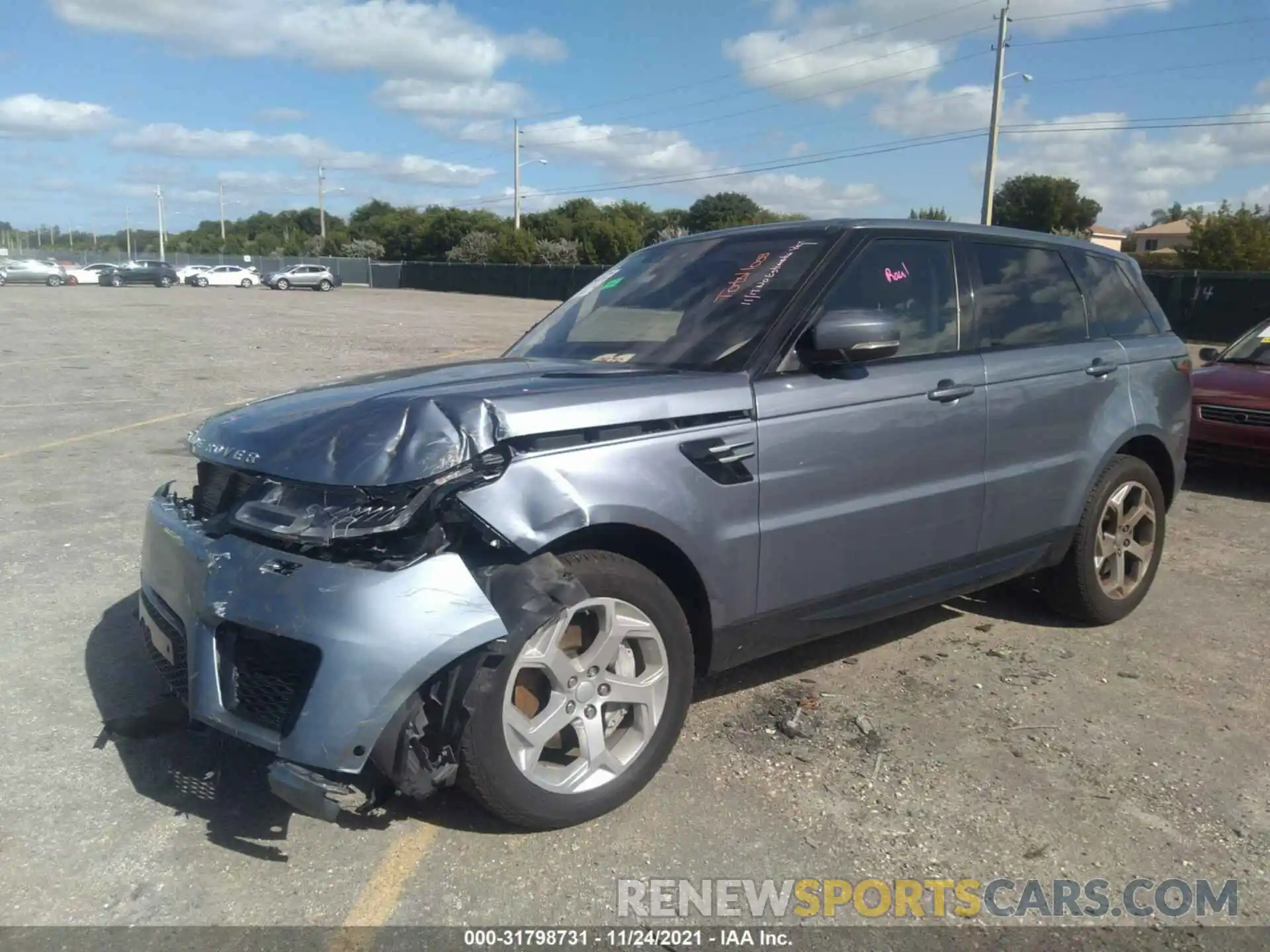 2 Photograph of a damaged car SALWR2RV2KA417975 LAND ROVER RANGE ROVER SPORT 2019