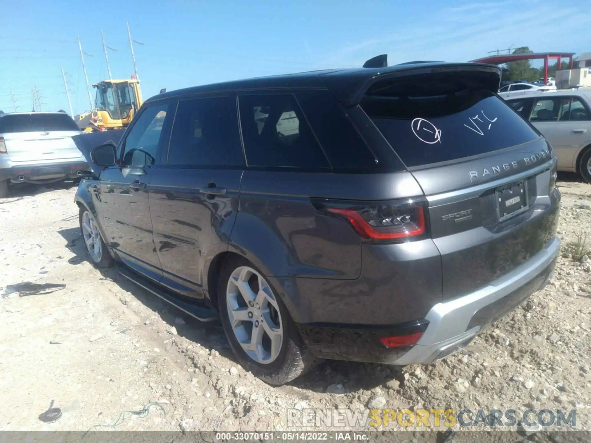 3 Фотография поврежденного автомобиля SALWR2RV3KA818189 LAND ROVER RANGE ROVER SPORT 2019