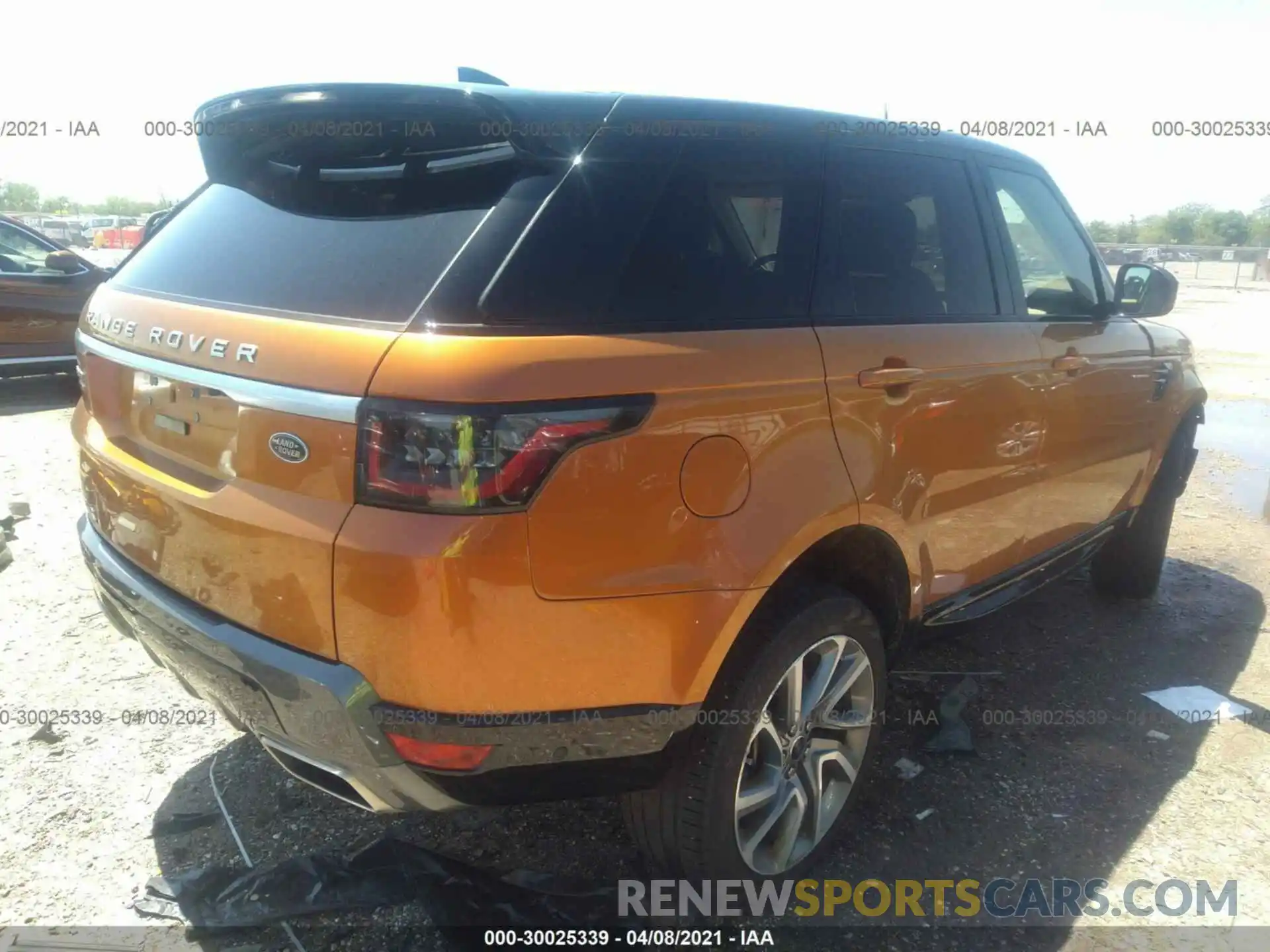 4 Фотография поврежденного автомобиля SALWR2RV3KA831914 LAND ROVER RANGE ROVER SPORT 2019