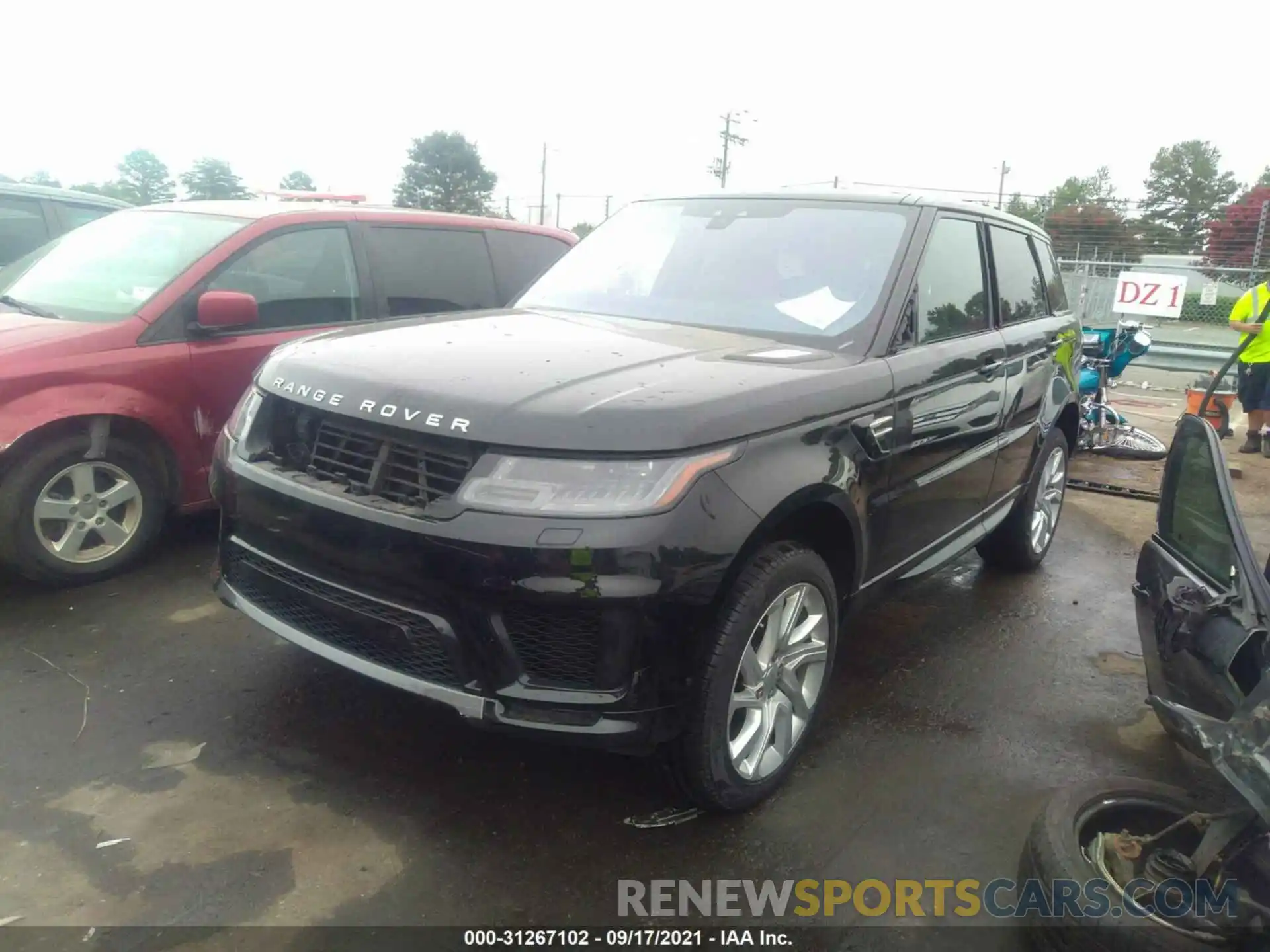 2 Photograph of a damaged car SALWR2RV3KA833162 LAND ROVER RANGE ROVER SPORT 2019