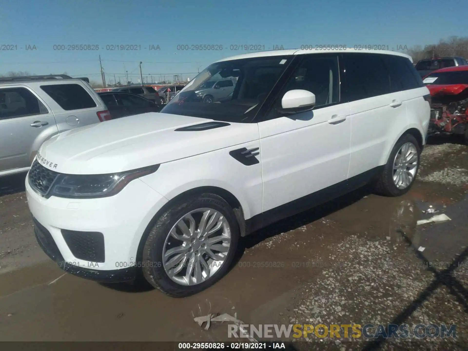 2 Фотография поврежденного автомобиля SALWR2RV4KA418996 LAND ROVER RANGE ROVER SPORT 2019