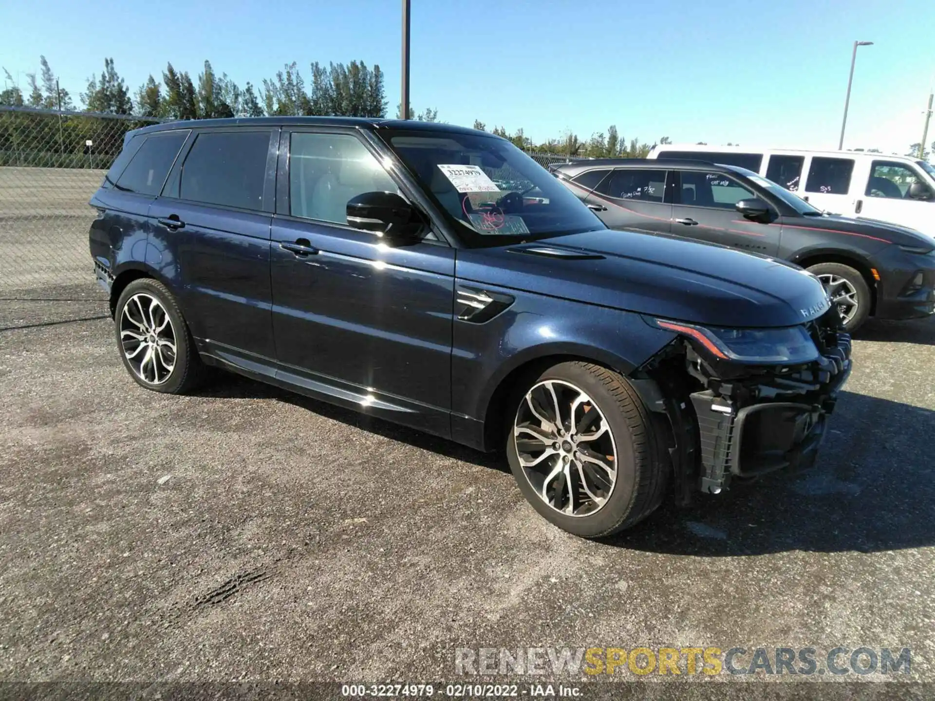 1 Фотография поврежденного автомобиля SALWR2RV4KA845675 LAND ROVER RANGE ROVER SPORT 2019