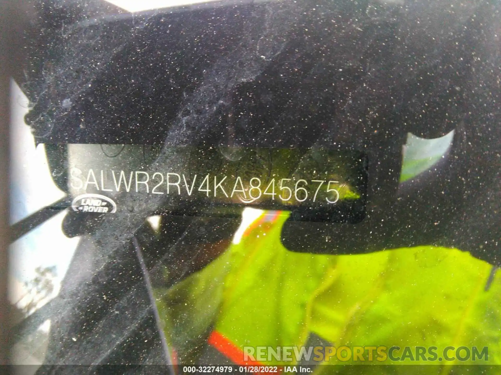 9 Photograph of a damaged car SALWR2RV4KA845675 LAND ROVER RANGE ROVER SPORT 2019