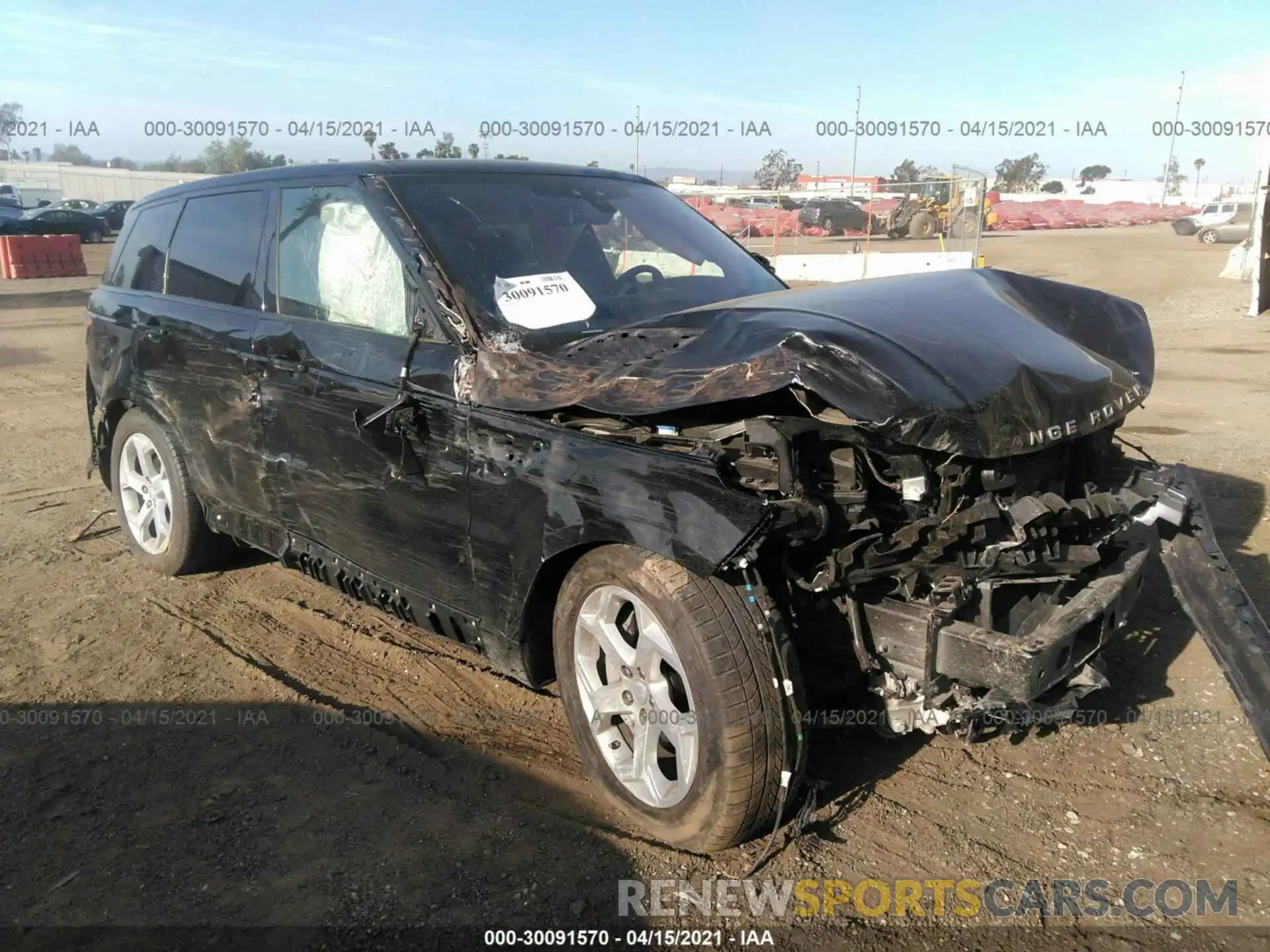 1 Photograph of a damaged car SALWR2RV5KA416688 LAND ROVER RANGE ROVER SPORT 2019