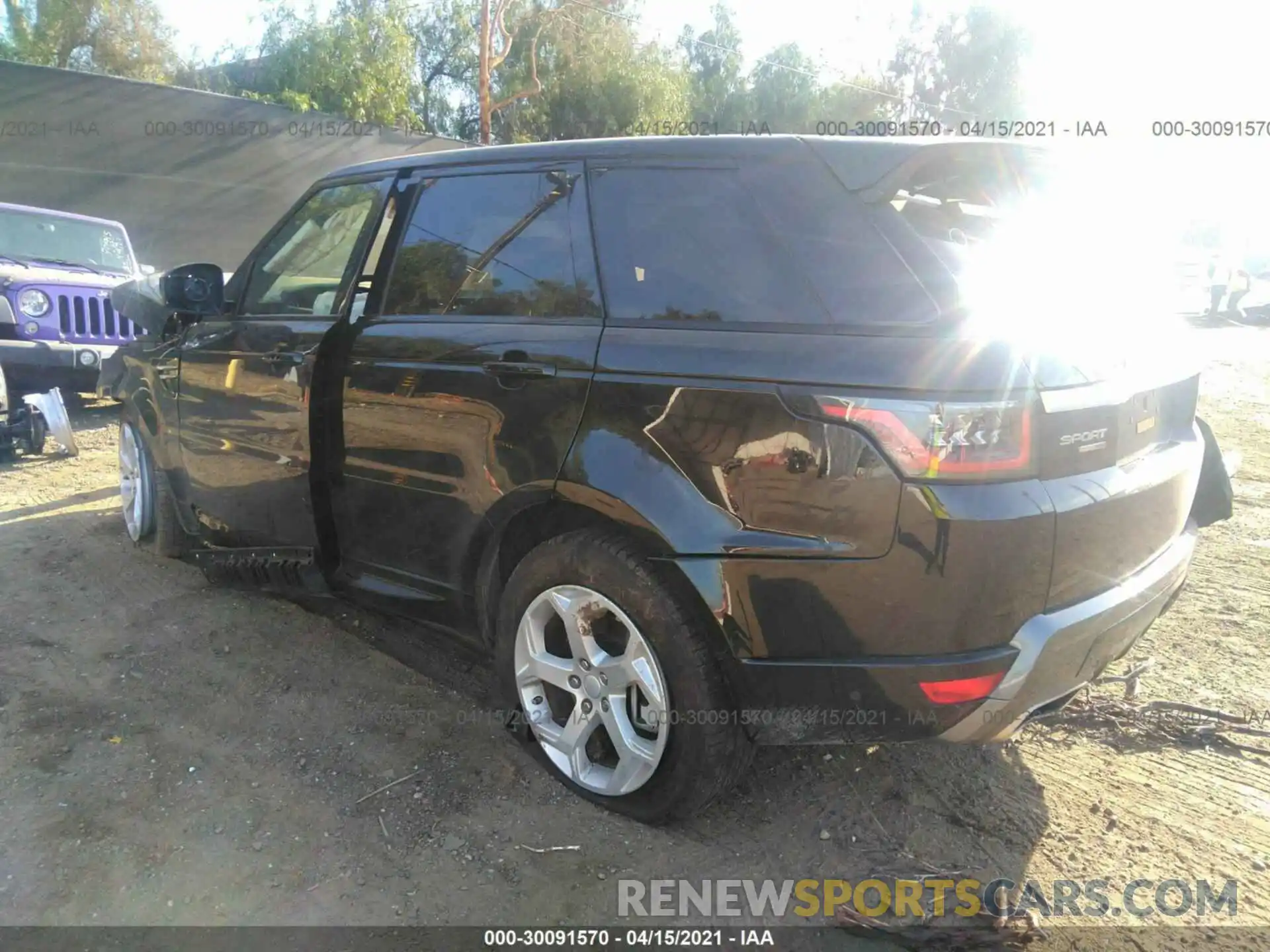 3 Photograph of a damaged car SALWR2RV5KA416688 LAND ROVER RANGE ROVER SPORT 2019