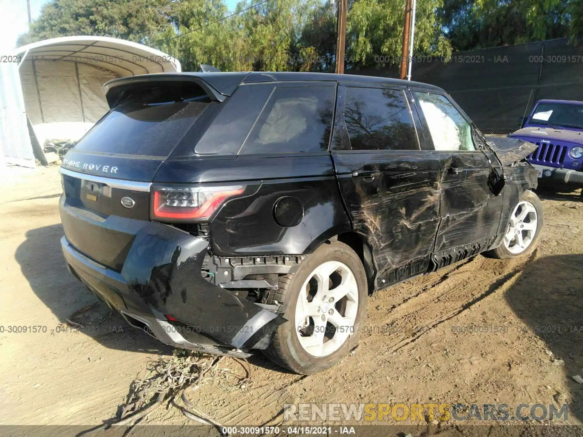 4 Photograph of a damaged car SALWR2RV5KA416688 LAND ROVER RANGE ROVER SPORT 2019