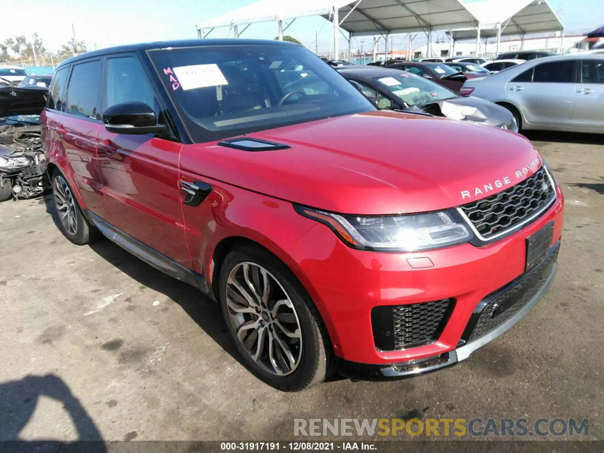 1 Photograph of a damaged car SALWR2RV5KA426458 LAND ROVER RANGE ROVER SPORT 2019