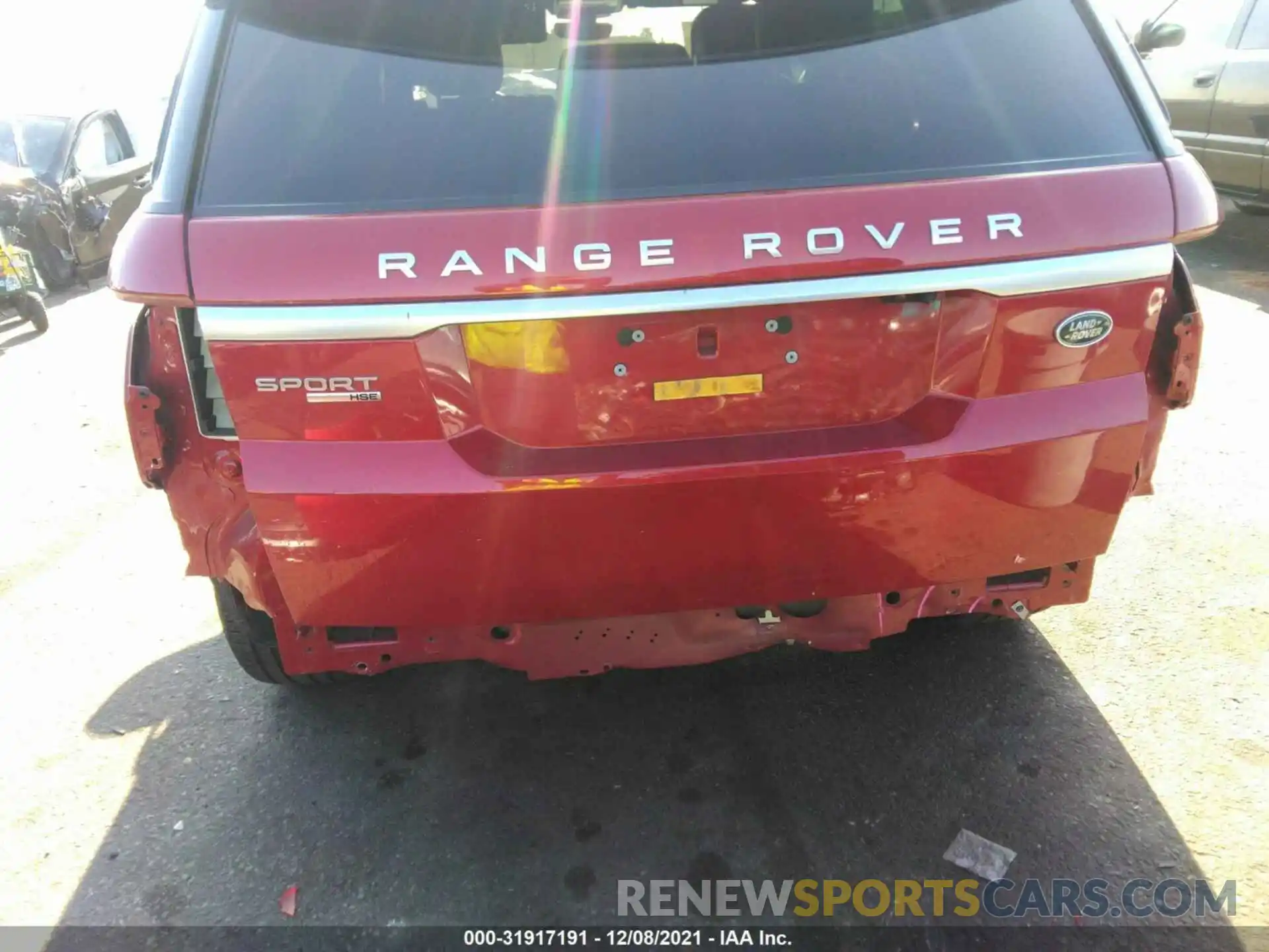 6 Фотография поврежденного автомобиля SALWR2RV5KA426458 LAND ROVER RANGE ROVER SPORT 2019