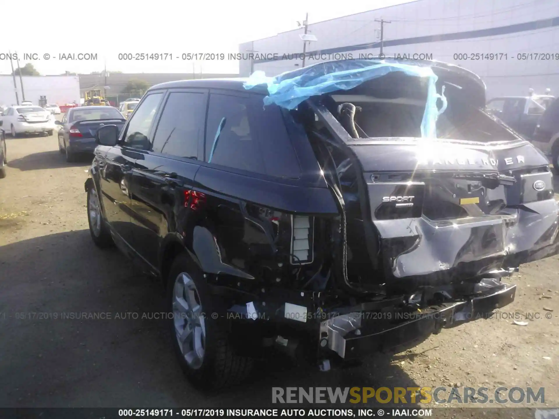 3 Фотография поврежденного автомобиля SALWR2RV5KA840243 LAND ROVER RANGE ROVER SPORT 2019