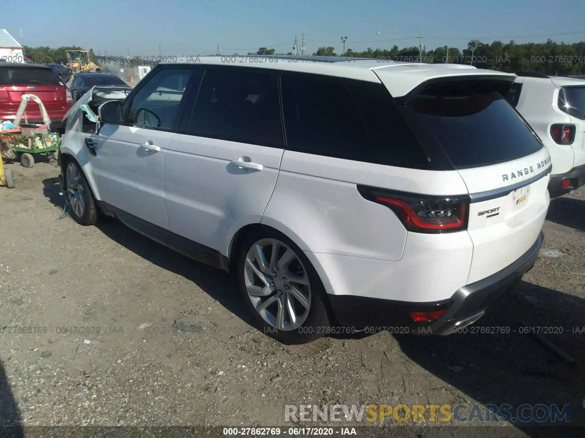 3 Фотография поврежденного автомобиля SALWR2RV7KA819006 LAND ROVER RANGE ROVER SPORT 2019