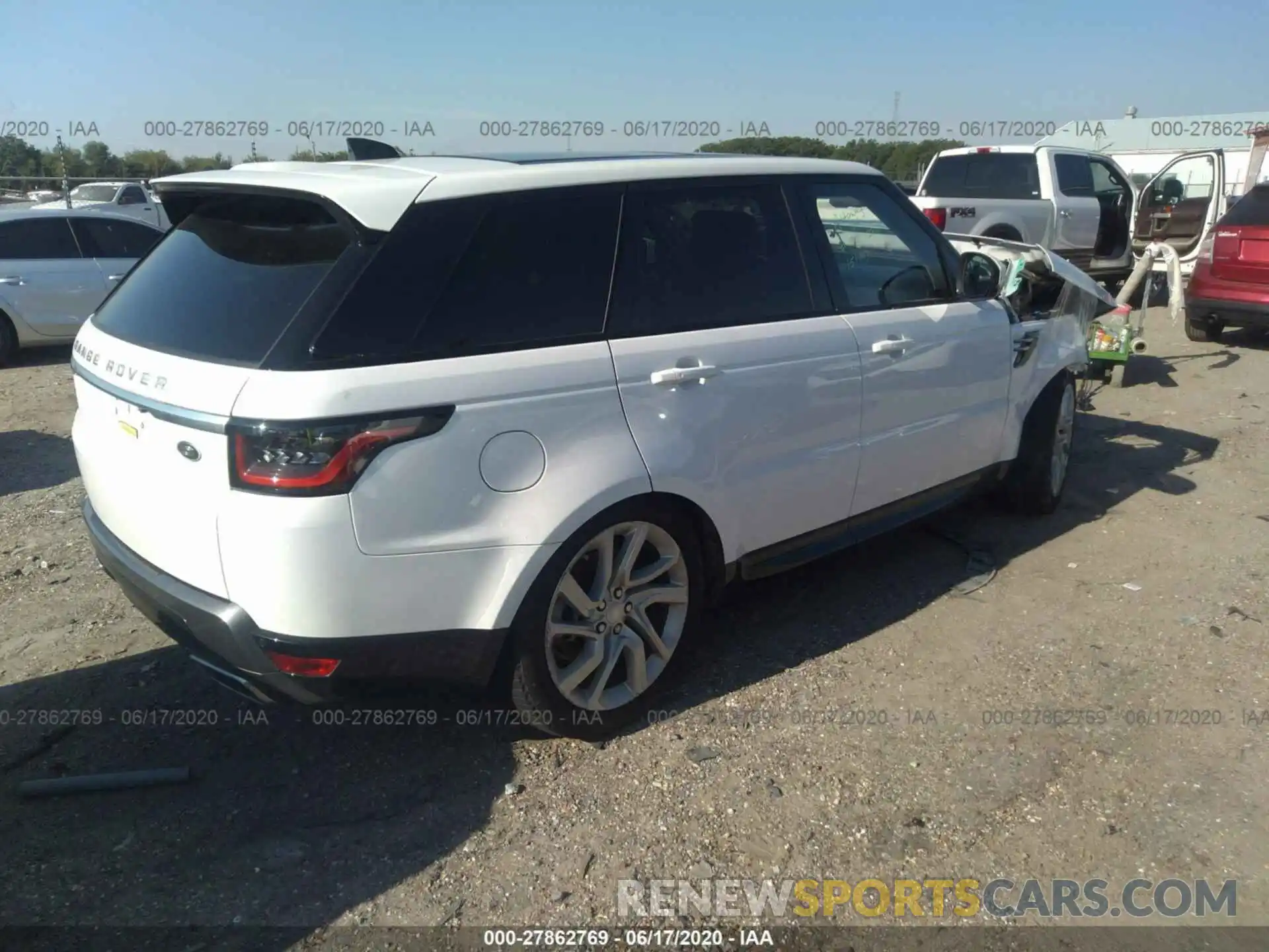 4 Фотография поврежденного автомобиля SALWR2RV7KA819006 LAND ROVER RANGE ROVER SPORT 2019