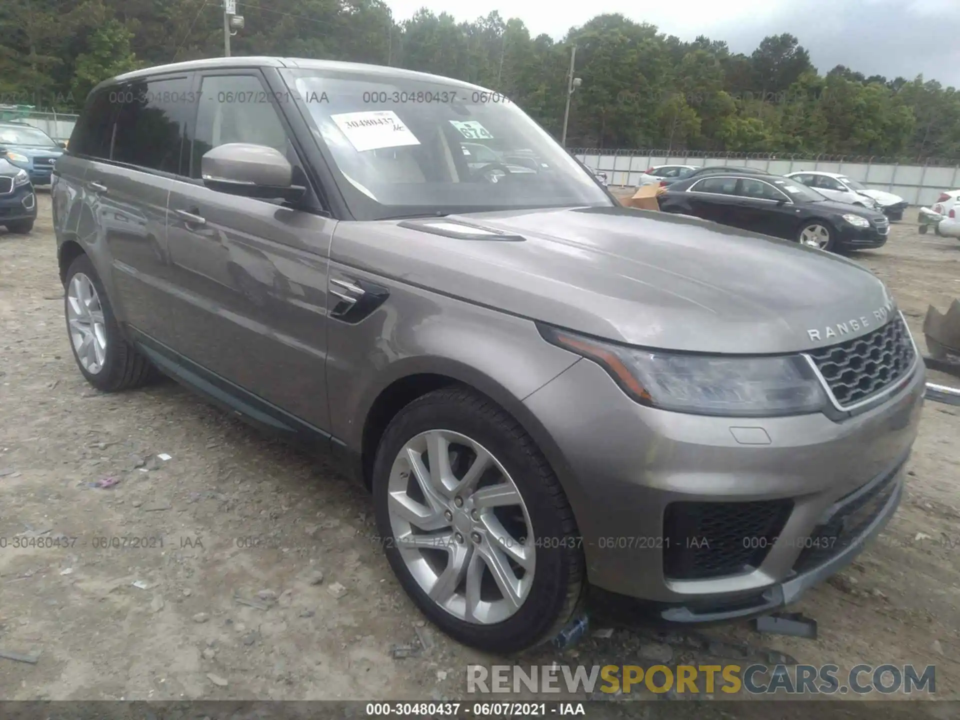 1 Photograph of a damaged car SALWR2RV7KA822570 LAND ROVER RANGE ROVER SPORT 2019