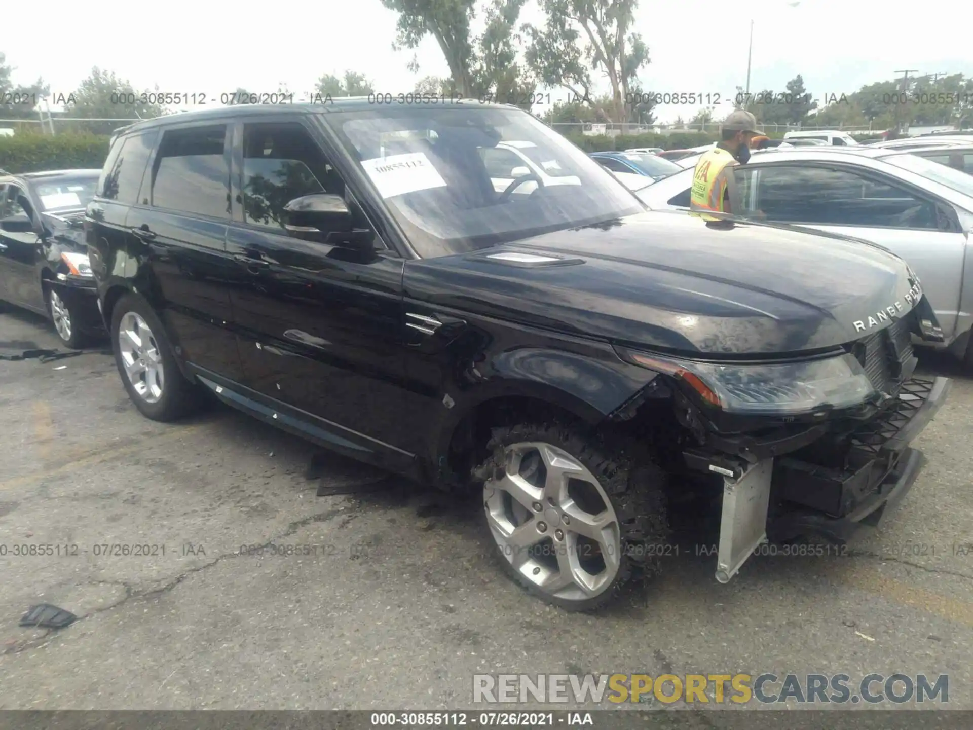 1 Photograph of a damaged car SALWR2RV8KA423568 LAND ROVER RANGE ROVER SPORT 2019