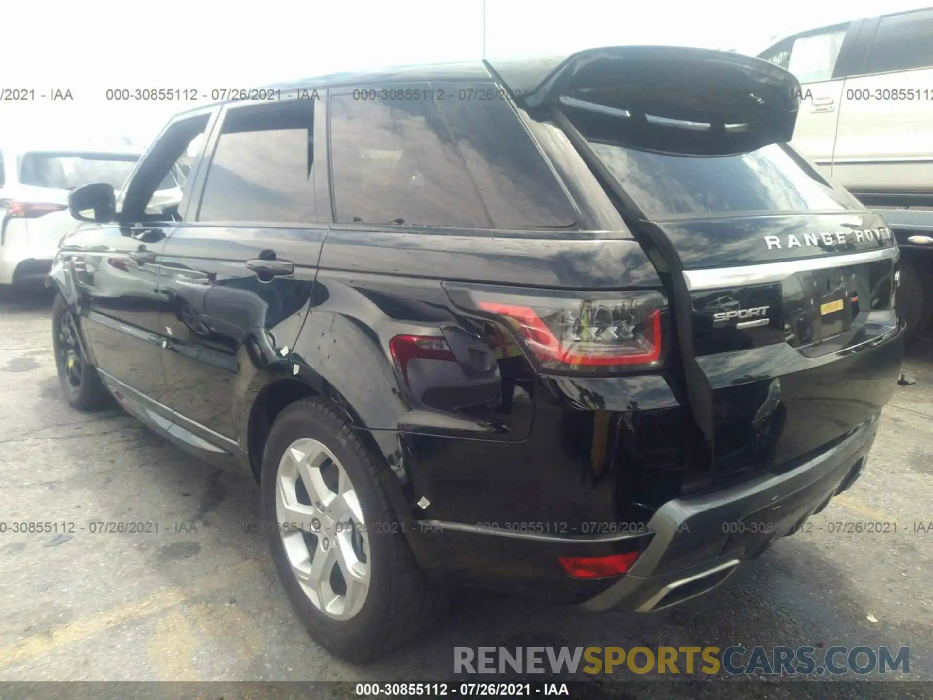 3 Фотография поврежденного автомобиля SALWR2RV8KA423568 LAND ROVER RANGE ROVER SPORT 2019