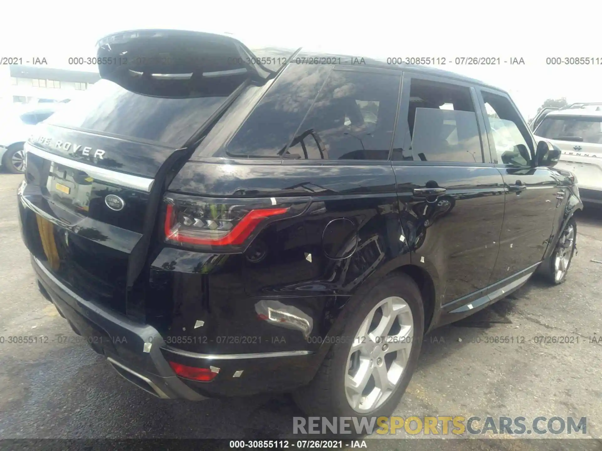 4 Фотография поврежденного автомобиля SALWR2RV8KA423568 LAND ROVER RANGE ROVER SPORT 2019