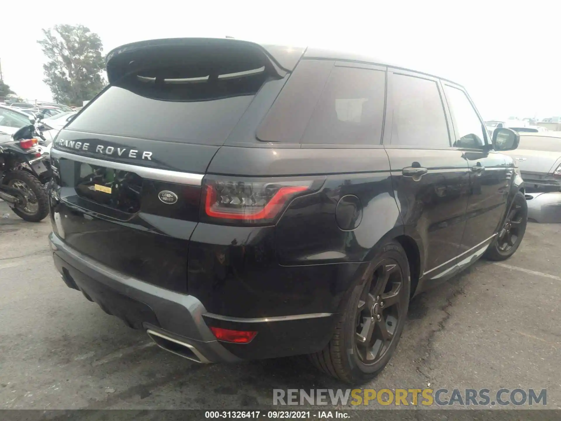 4 Фотография поврежденного автомобиля SALWR2RV8KA845954 LAND ROVER RANGE ROVER SPORT 2019