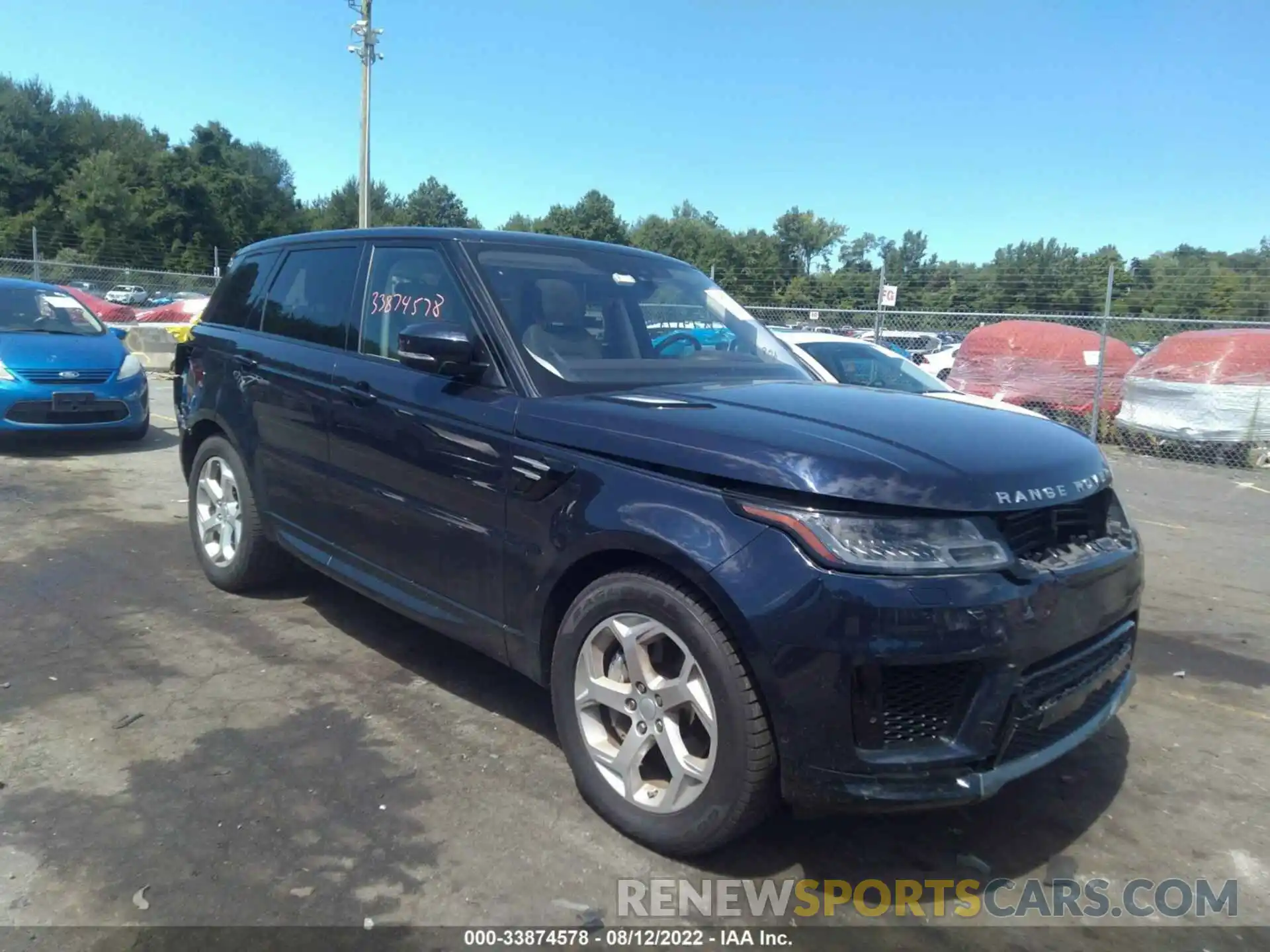 1 Photograph of a damaged car SALWR2RV8KA850877 LAND ROVER RANGE ROVER SPORT 2019