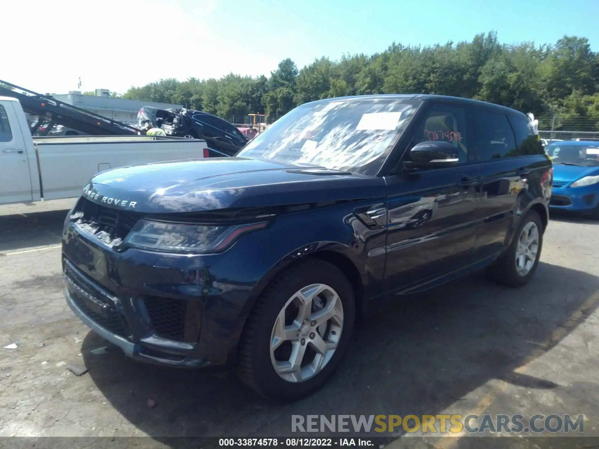 2 Photograph of a damaged car SALWR2RV8KA850877 LAND ROVER RANGE ROVER SPORT 2019