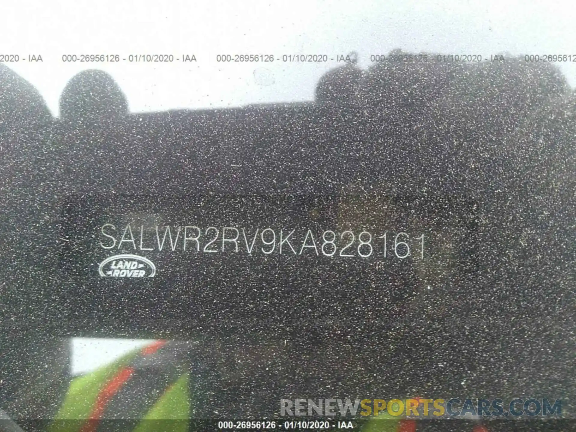 9 Photograph of a damaged car SALWR2RV9KA828161 LAND ROVER RANGE ROVER SPORT 2019
