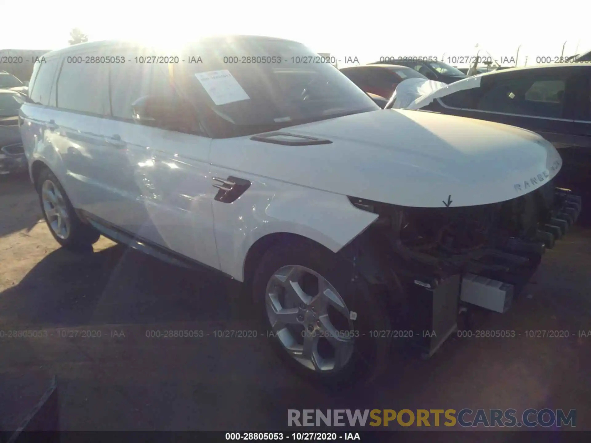 1 Photograph of a damaged car SALWR2RVXKA420915 LAND ROVER RANGE ROVER SPORT 2019