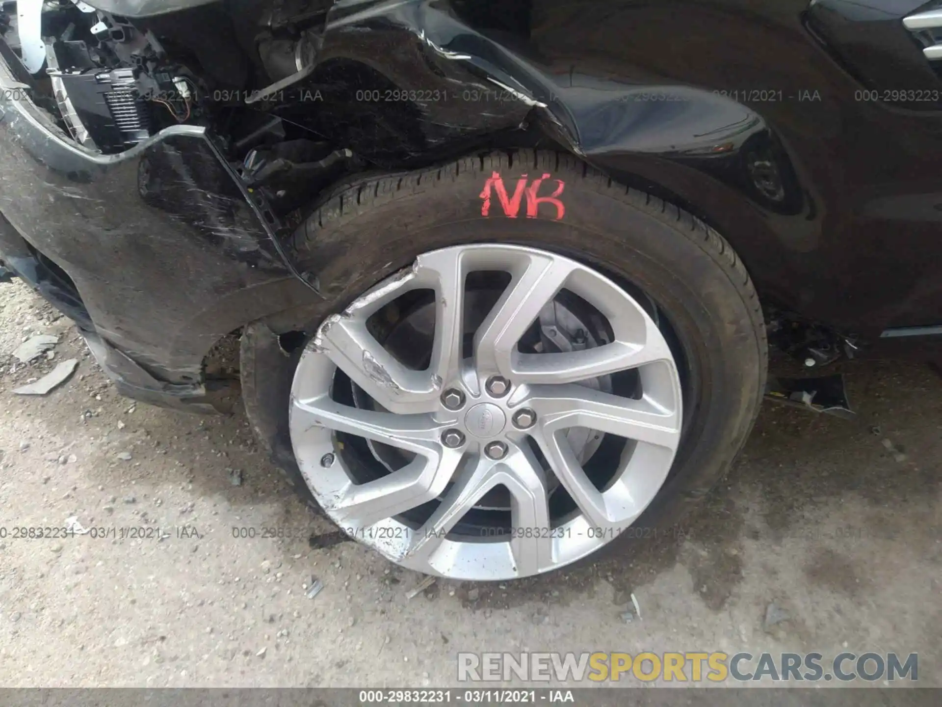 11 Фотография поврежденного автомобиля SALWR2RVXKA833305 LAND ROVER RANGE ROVER SPORT 2019