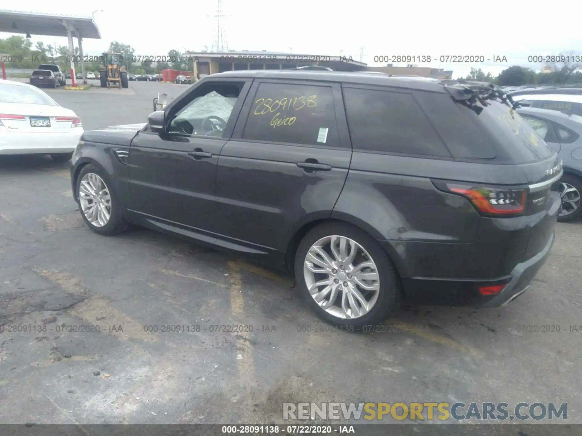 3 Photograph of a damaged car SALWR2RVXKA842943 LAND ROVER RANGE ROVER SPORT 2019