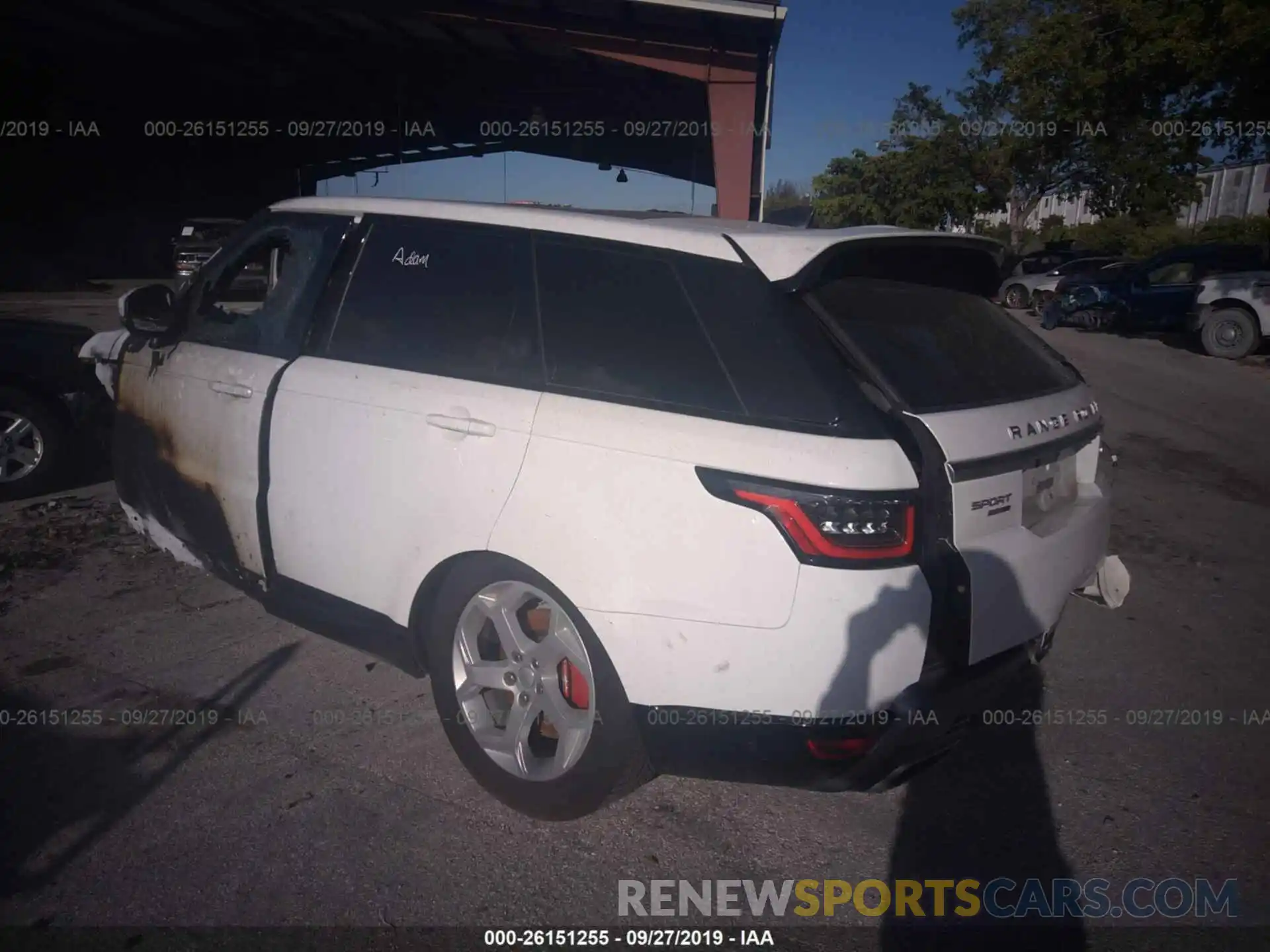 3 Photograph of a damaged car SALWR2RVXKA877062 LAND ROVER RANGE ROVER SPORT 2019