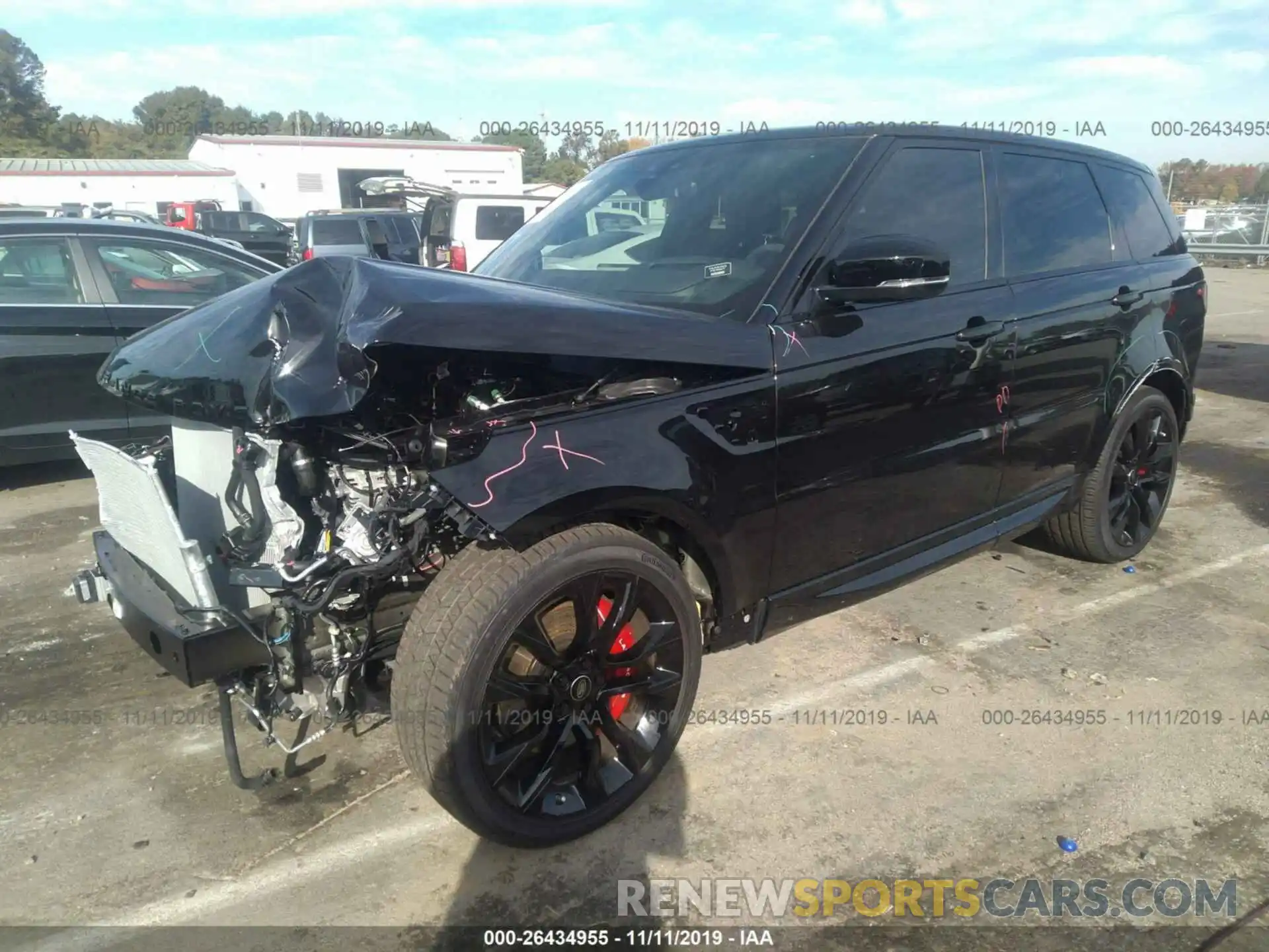 2 Photograph of a damaged car SALWS2SU3KA867477 LAND ROVER RANGE ROVER SPORT 2019