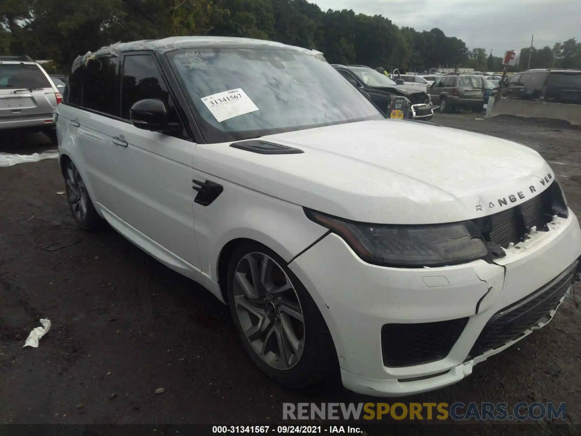 1 Photograph of a damaged car SALWV2SV1KA421666 LAND ROVER RANGE ROVER SPORT 2019