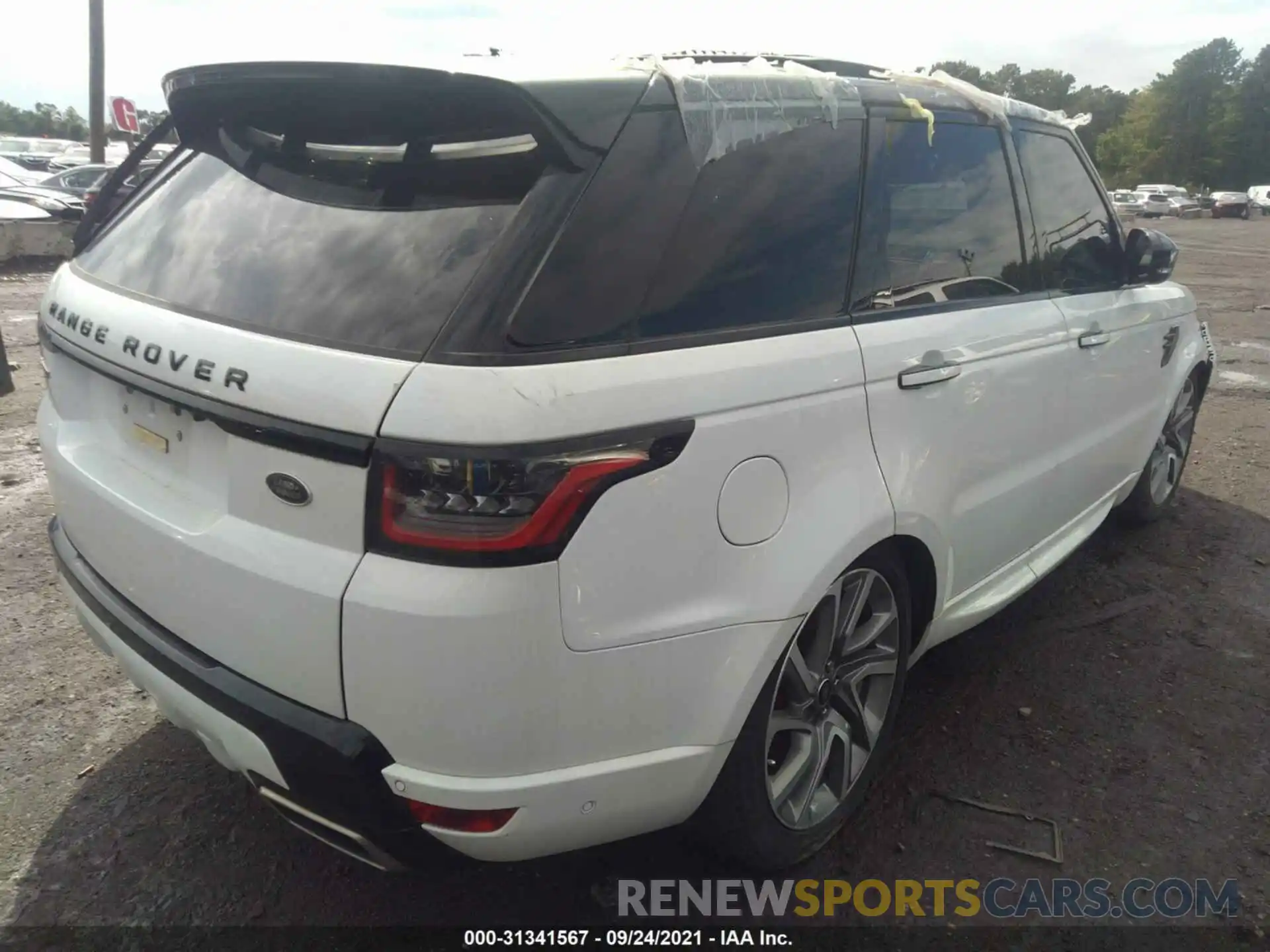 4 Фотография поврежденного автомобиля SALWV2SV1KA421666 LAND ROVER RANGE ROVER SPORT 2019