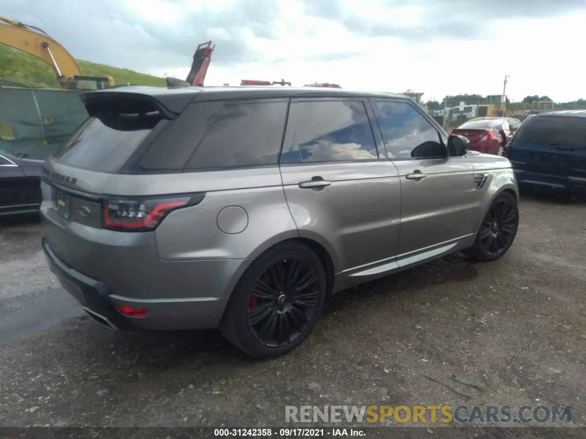 4 Фотография поврежденного автомобиля SALWV2SV2KA814480 LAND ROVER RANGE ROVER SPORT 2019