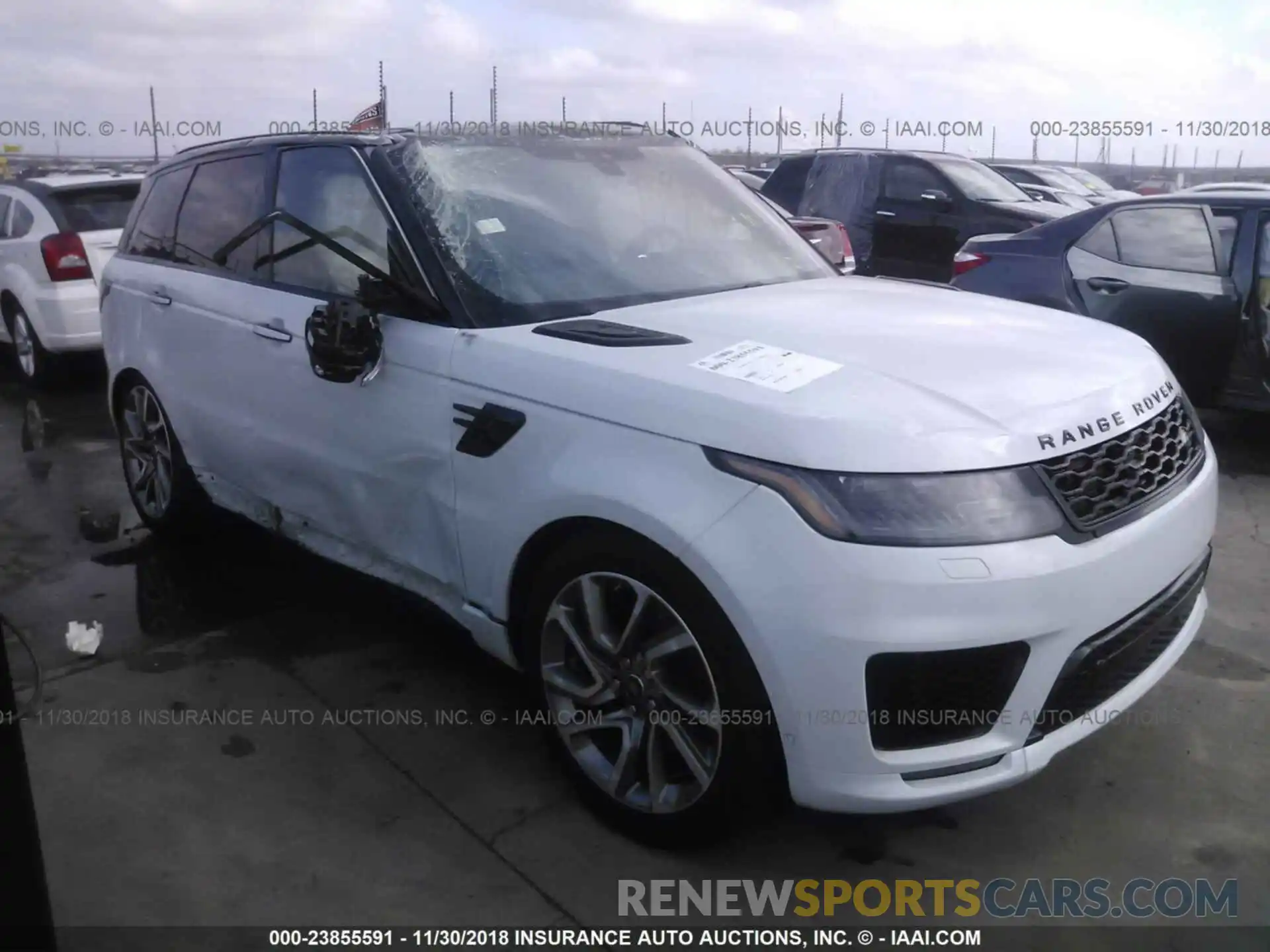 1 Фотография поврежденного автомобиля SALWV2SV2KA815547 LAND ROVER RANGE ROVER SPORT 2019