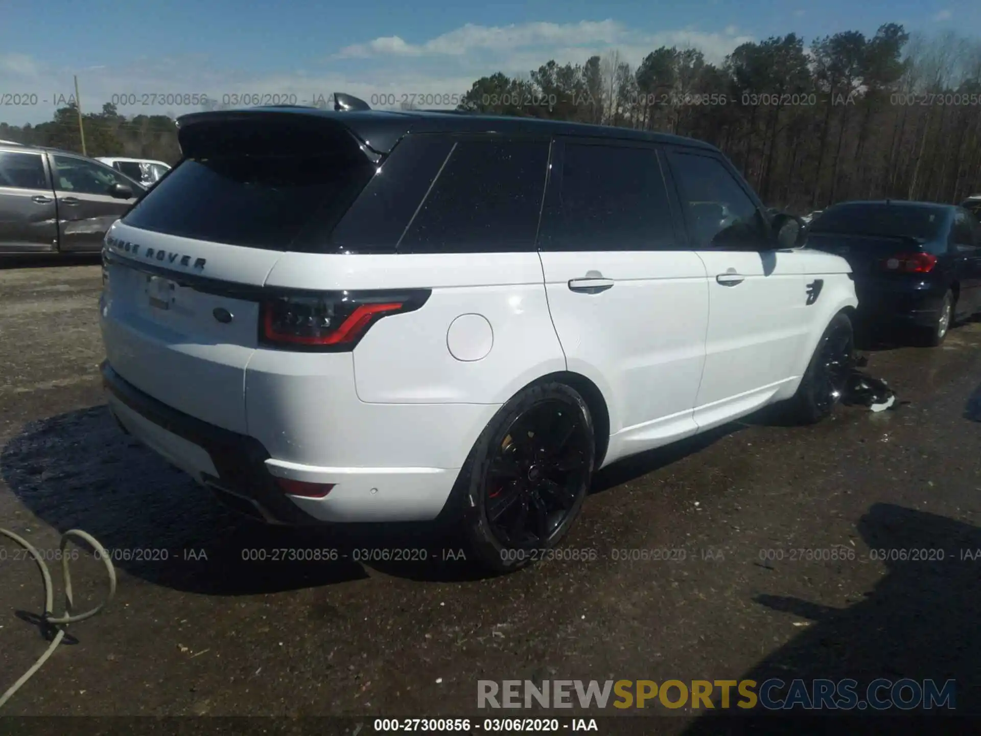 4 Фотография поврежденного автомобиля SALWV2SV3KA417117 LAND ROVER RANGE ROVER SPORT 2019