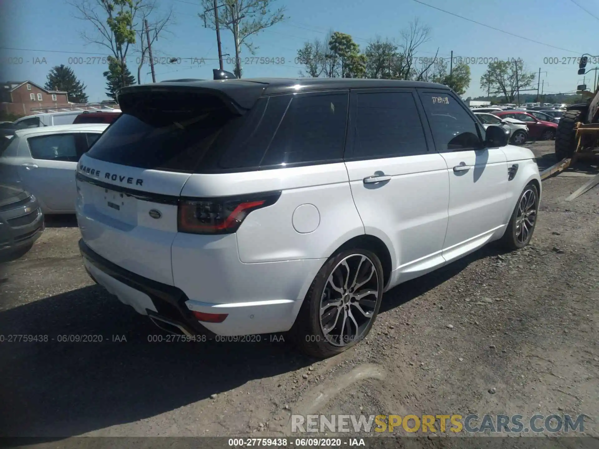 4 Фотография поврежденного автомобиля SALWV2SV3KA417845 LAND ROVER RANGE ROVER SPORT 2019