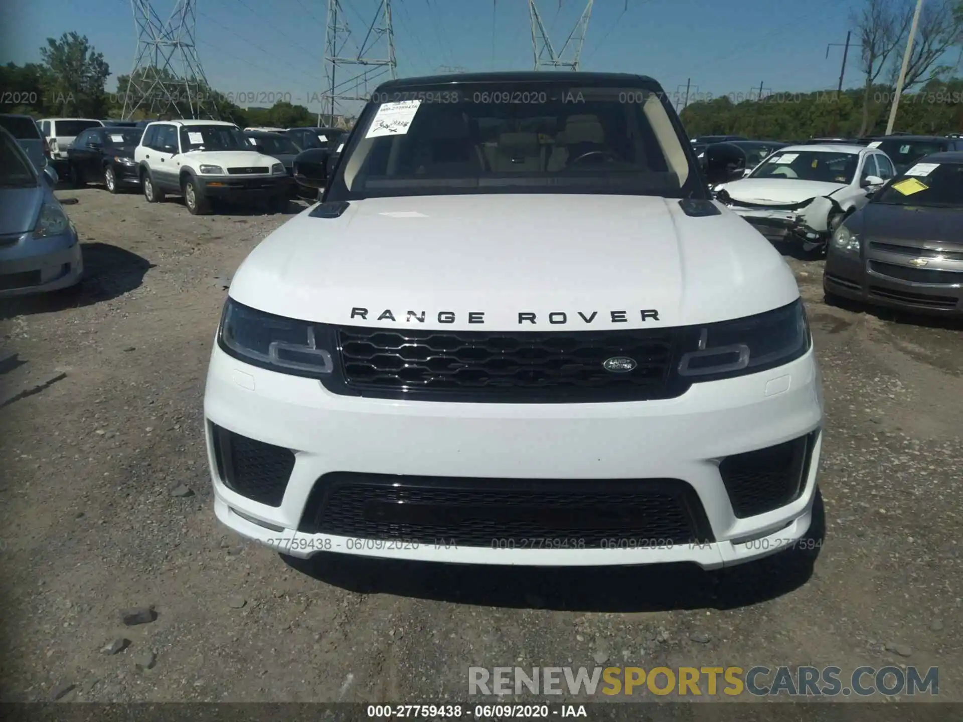 6 Фотография поврежденного автомобиля SALWV2SV3KA417845 LAND ROVER RANGE ROVER SPORT 2019