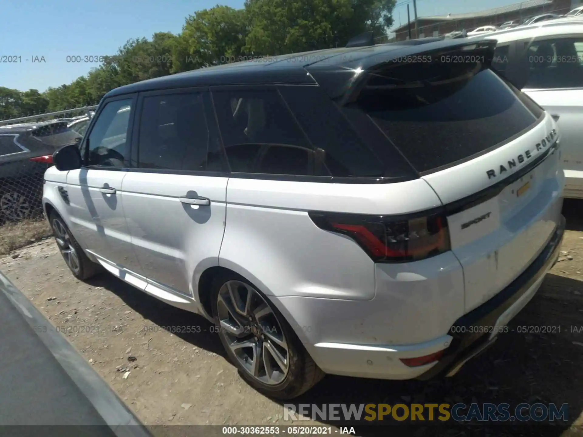 3 Фотография поврежденного автомобиля SALWV2SV3KA418462 LAND ROVER RANGE ROVER SPORT 2019