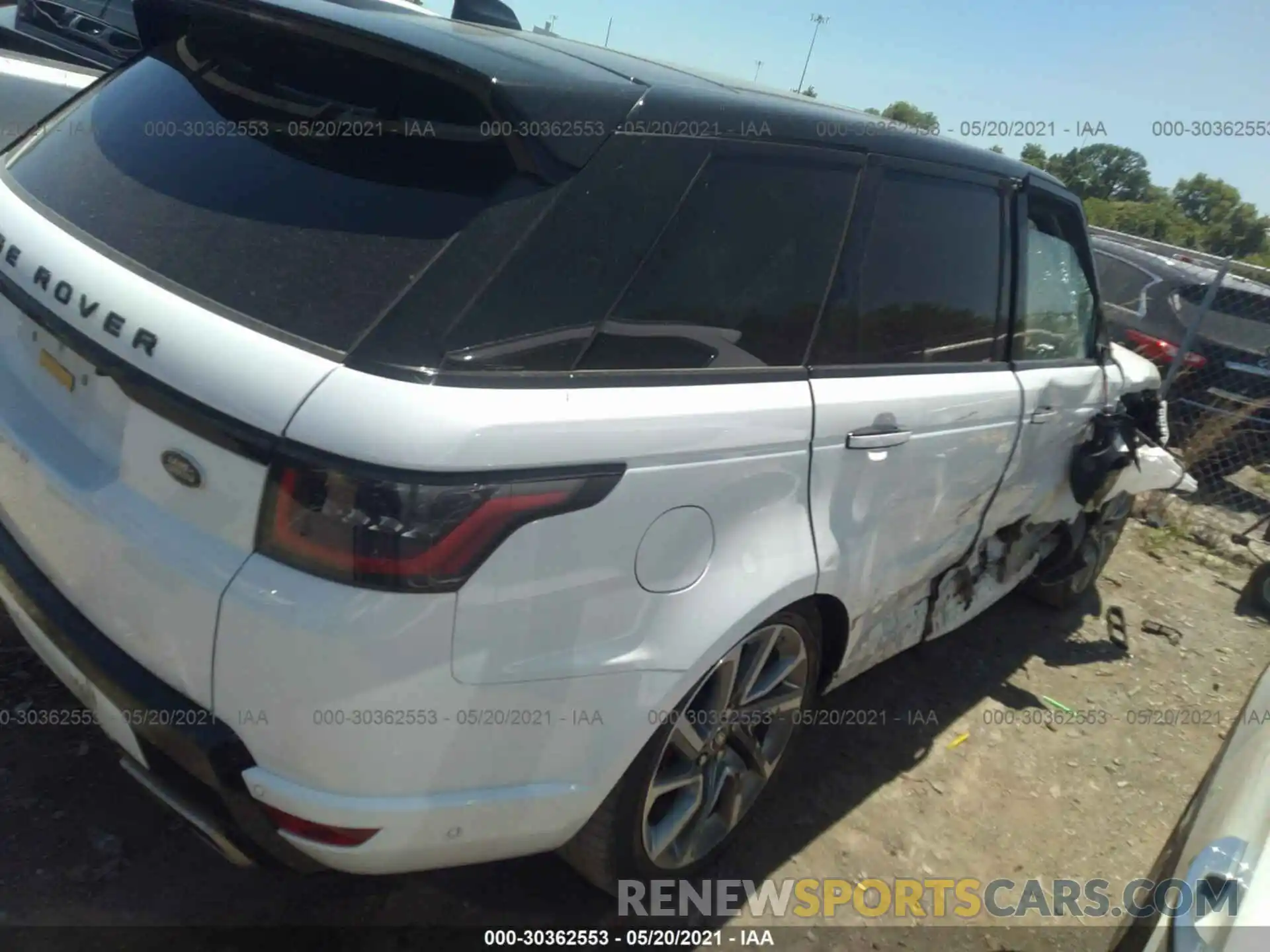 4 Фотография поврежденного автомобиля SALWV2SV3KA418462 LAND ROVER RANGE ROVER SPORT 2019