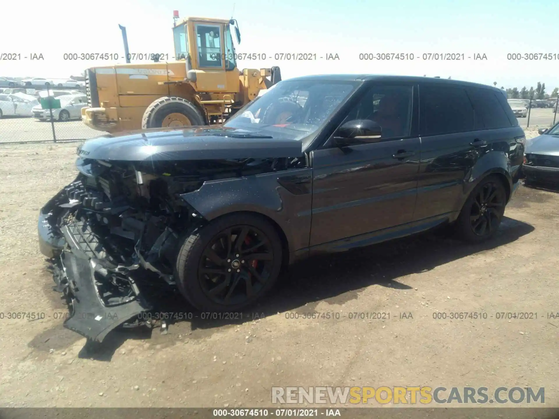 2 Photograph of a damaged car SALWV2SV3KA849268 LAND ROVER RANGE ROVER SPORT 2019