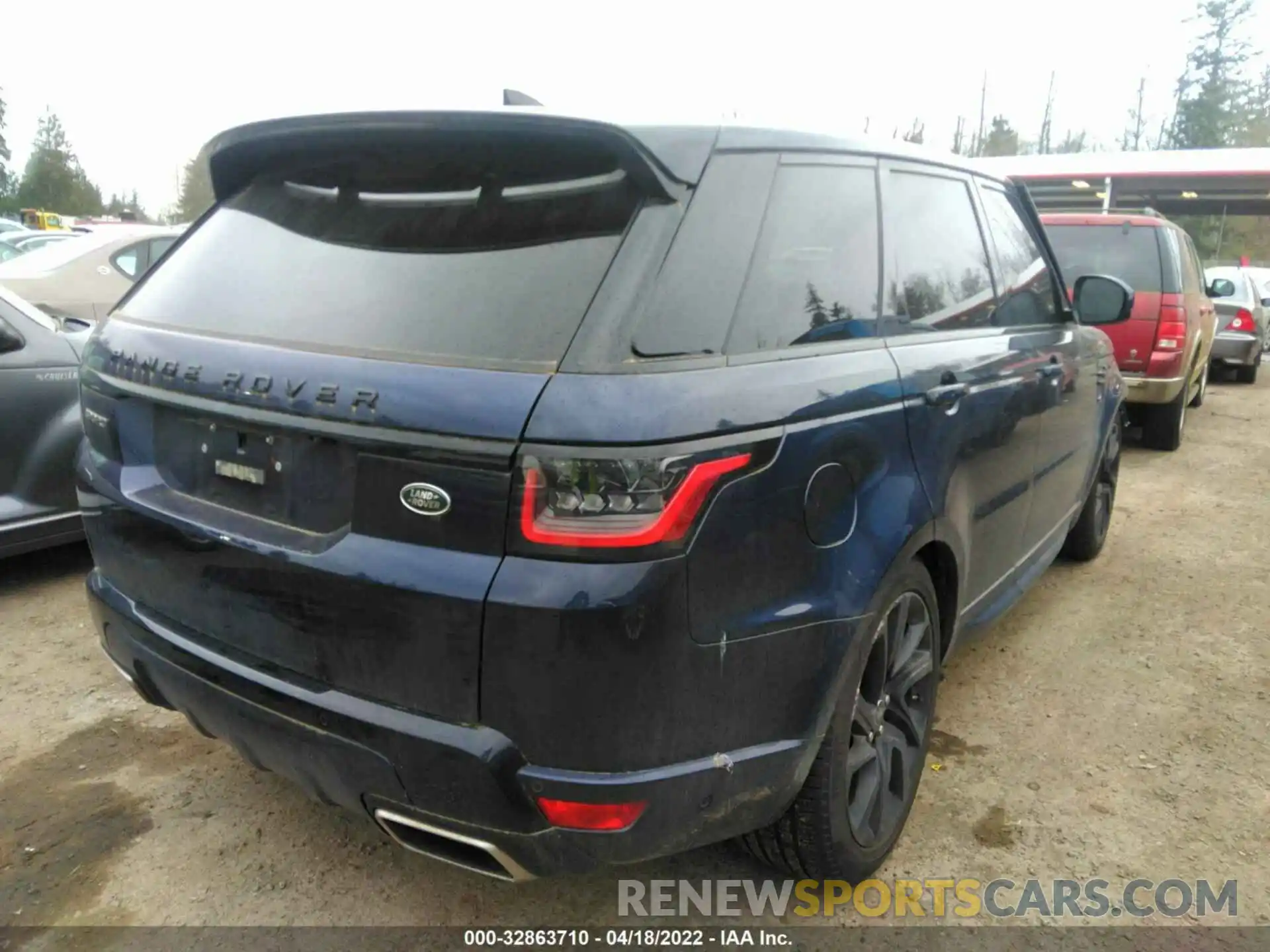 4 Фотография поврежденного автомобиля SALWV2SV4KA851885 LAND ROVER RANGE ROVER SPORT 2019